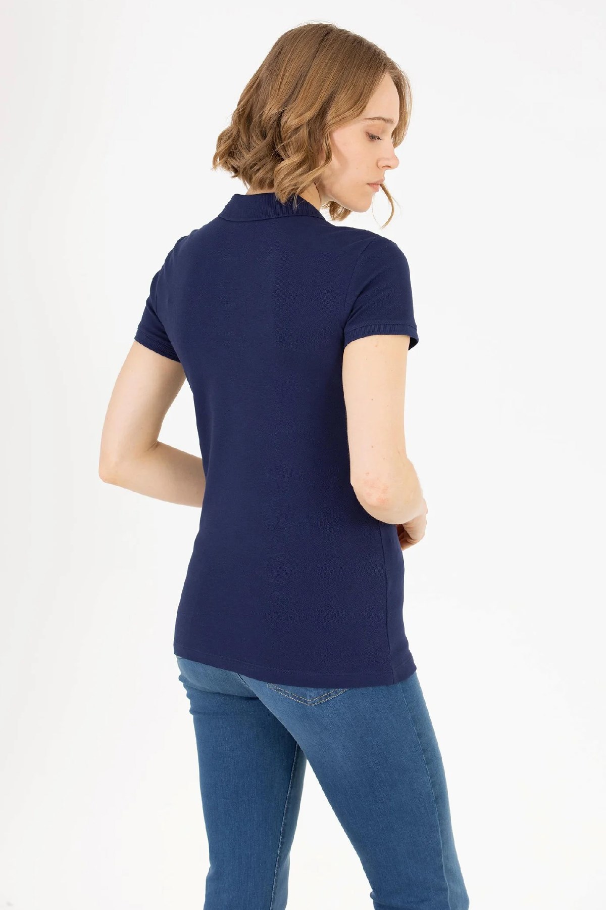 U.S. Polo Assn. Kadın Tişört 50262675-VR033 Lacivert