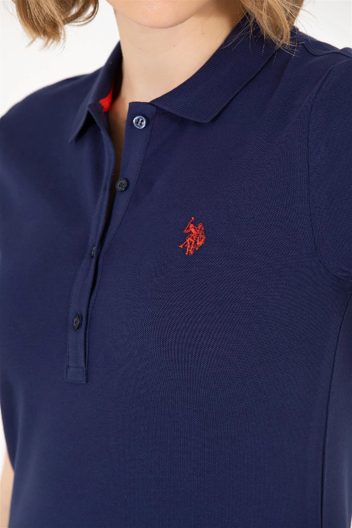 U.S. Polo Assn. Kadın Tişört 50262675-VR033 Lacivert