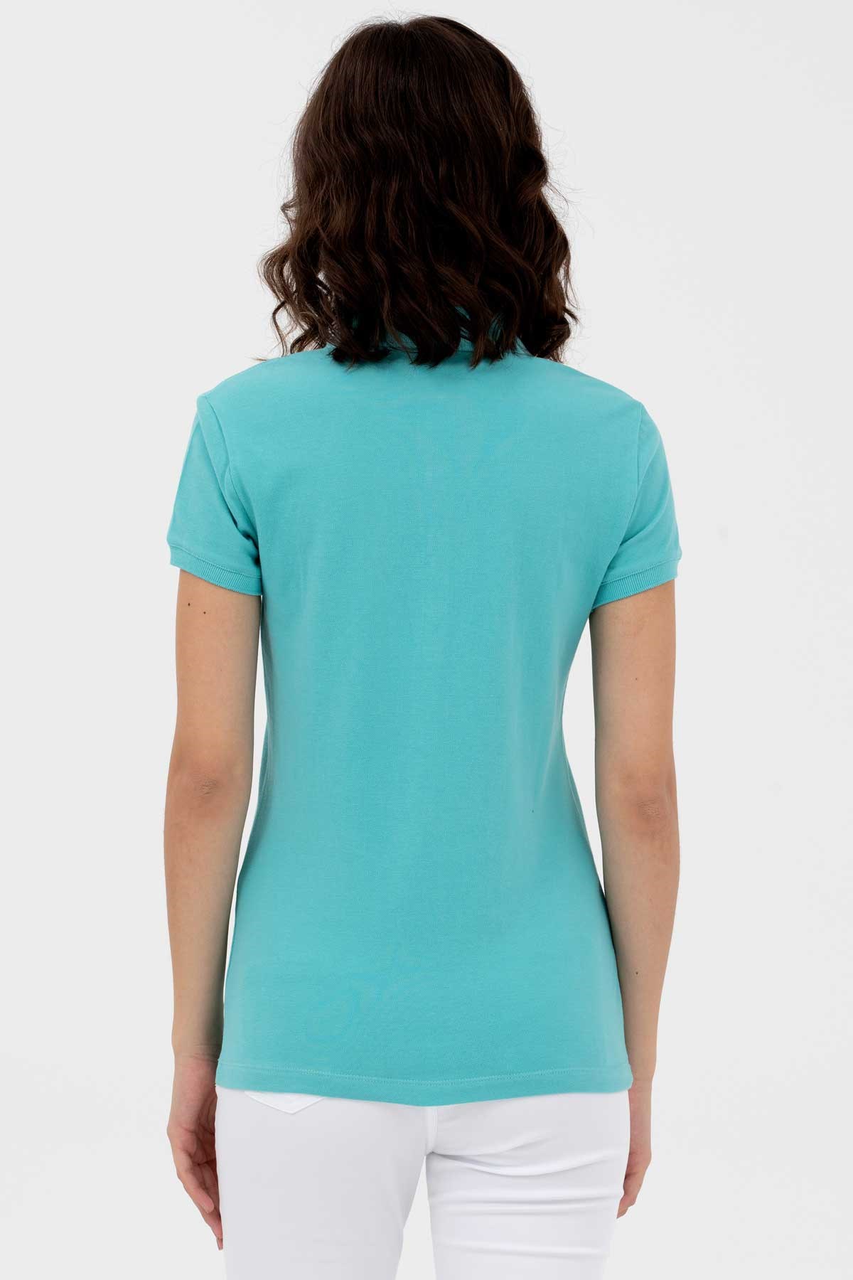 U.S. Polo Assn. Kadın Tişört 50262675-VR090 Yeşil