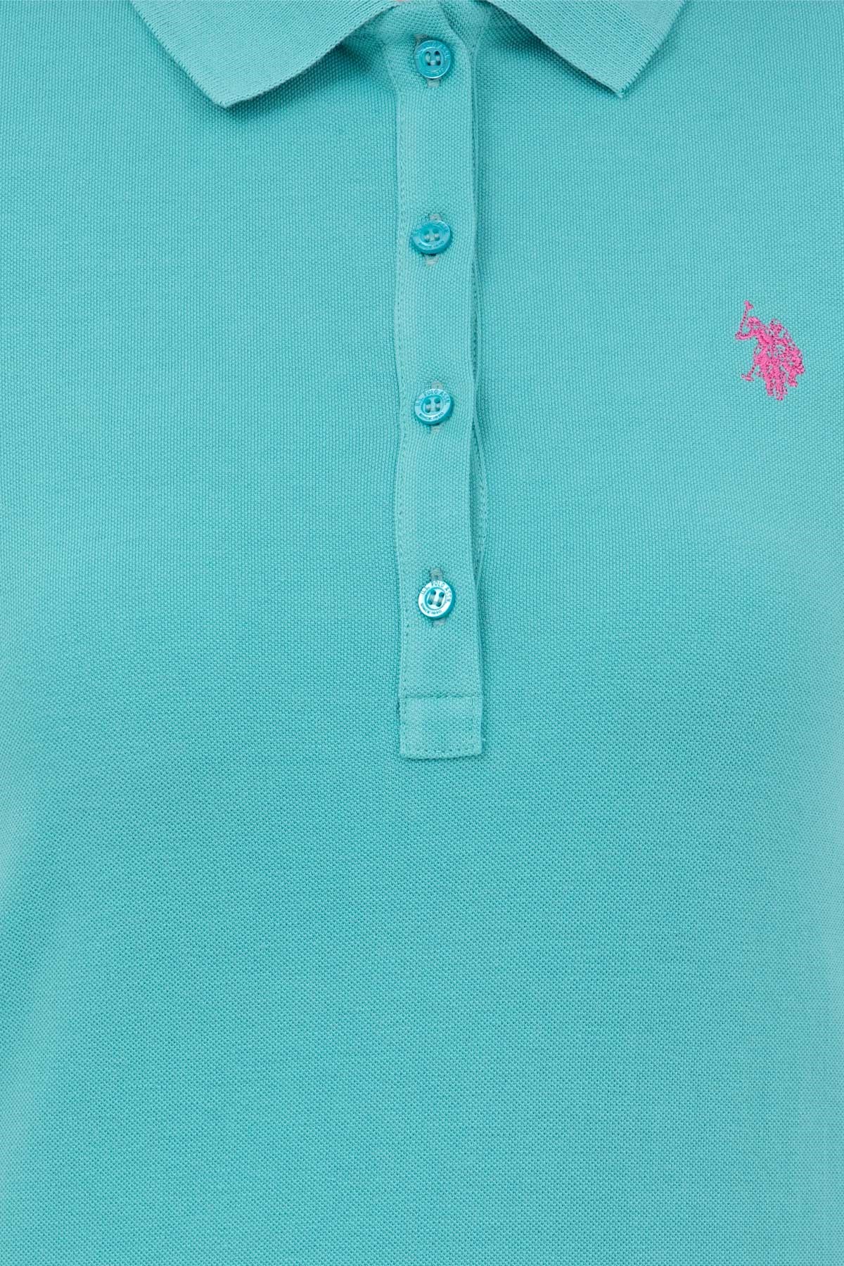 U.S. Polo Assn. Kadın Tişört 50262675-VR090 Yeşil