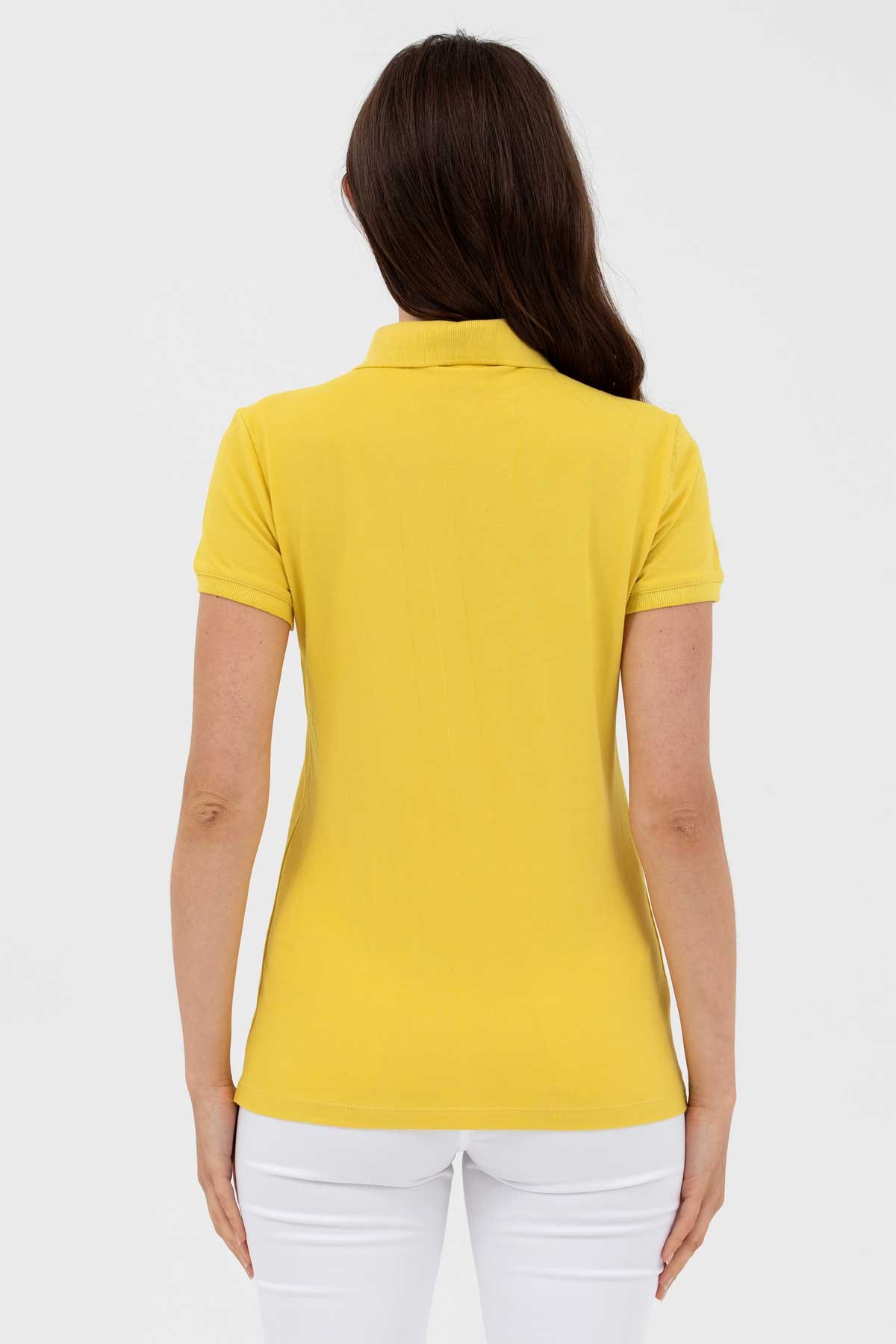 U.S. Polo Assn. Kadın Tişört 50262675-VR094 Sarı