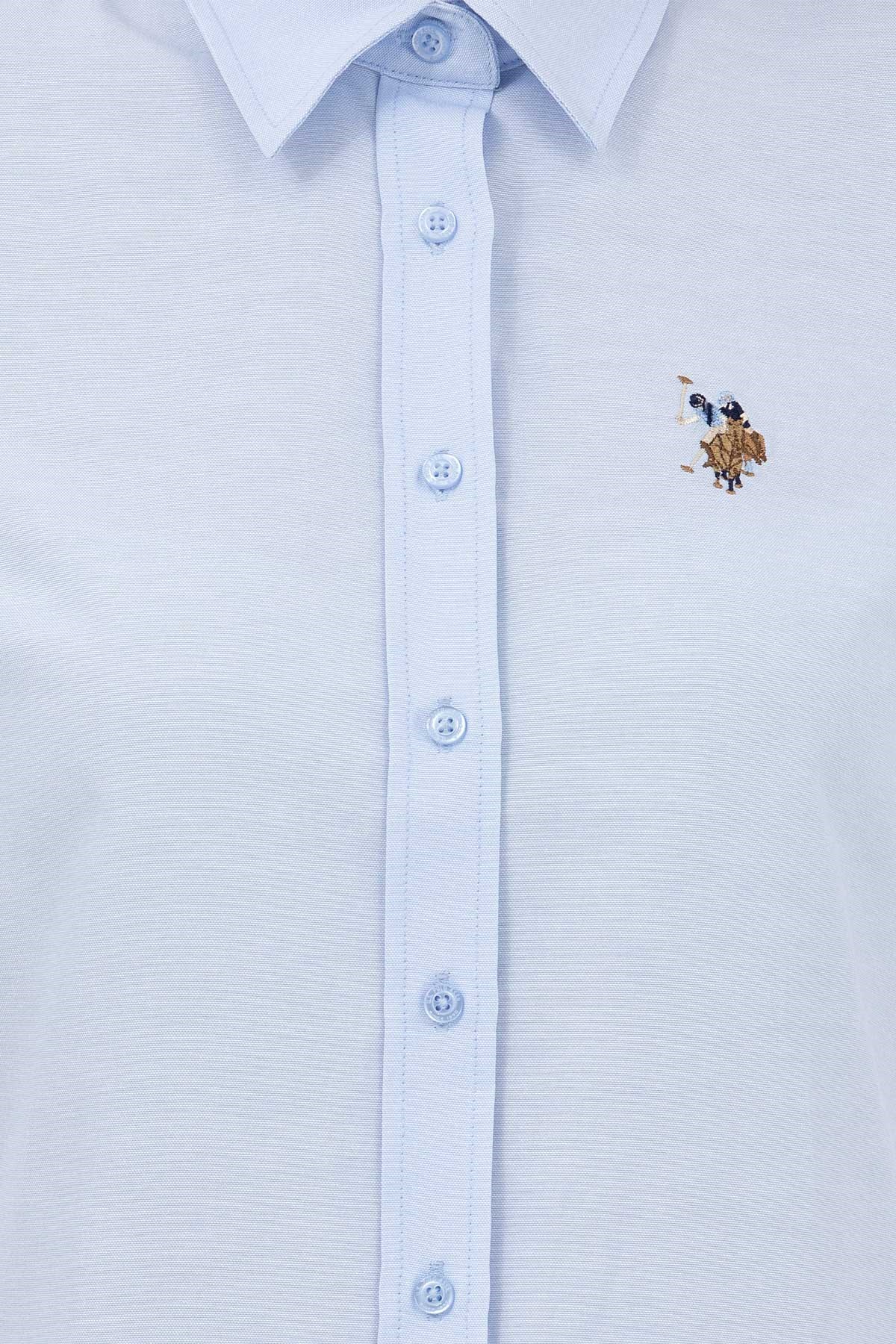 U.S. Polo Assn. Kadın Gömlek 50262888-VR003 Mavi