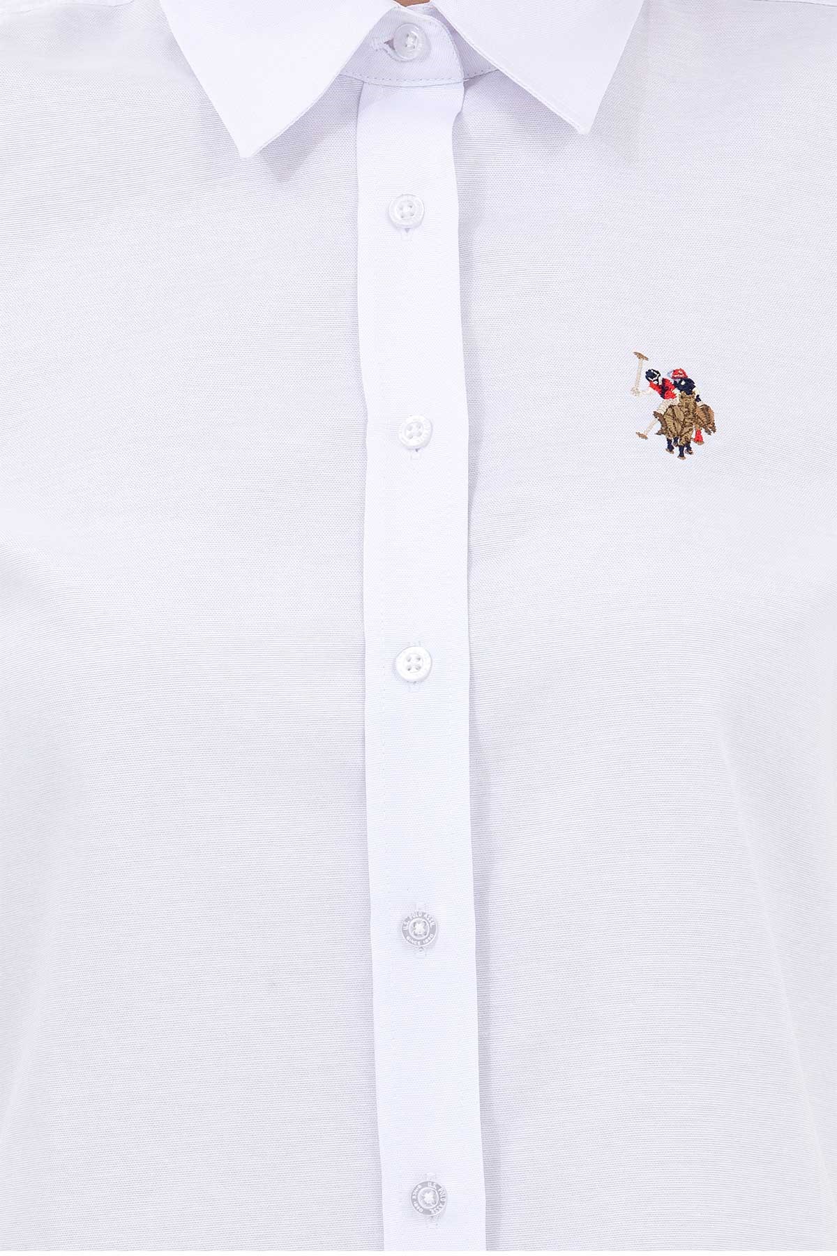 U.S. Polo Assn. Kadın Gömlek 50262888-VR013 Beyaz