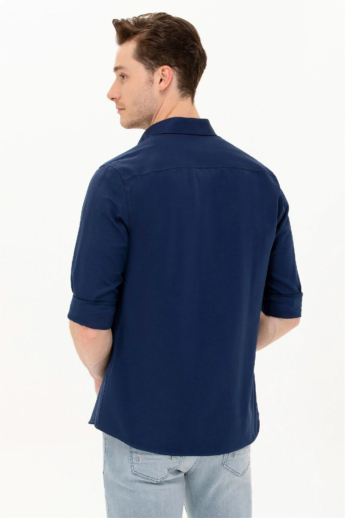 U.S. Polo Assn. Erkek Gömlek 50262932-VR033 Lacivert