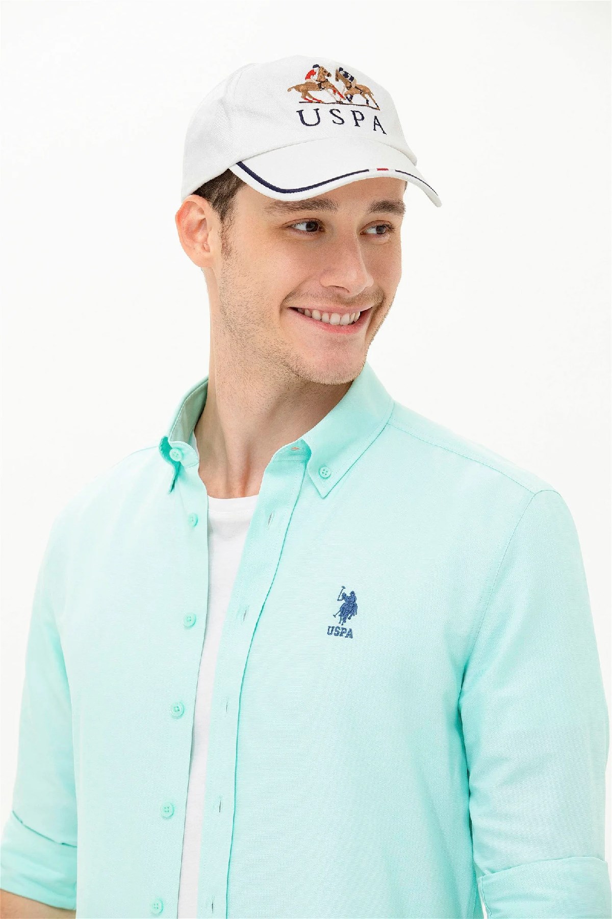 U.S. Polo Assn. Erkek Gömlek 50262932-VR083 Mavi