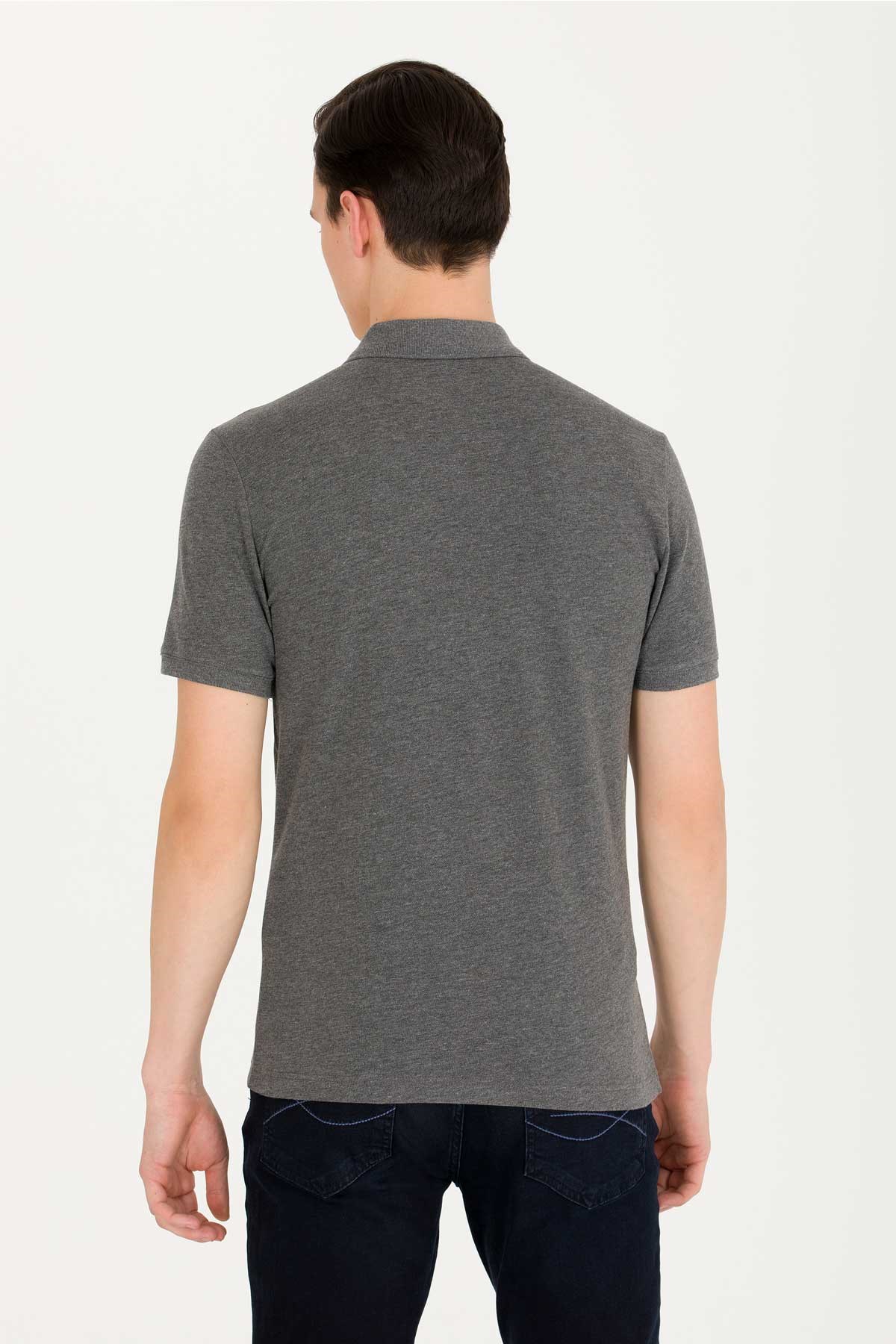 Us. Polo Assn. Erkek Tişört 50262933143-VR081 Antrasit