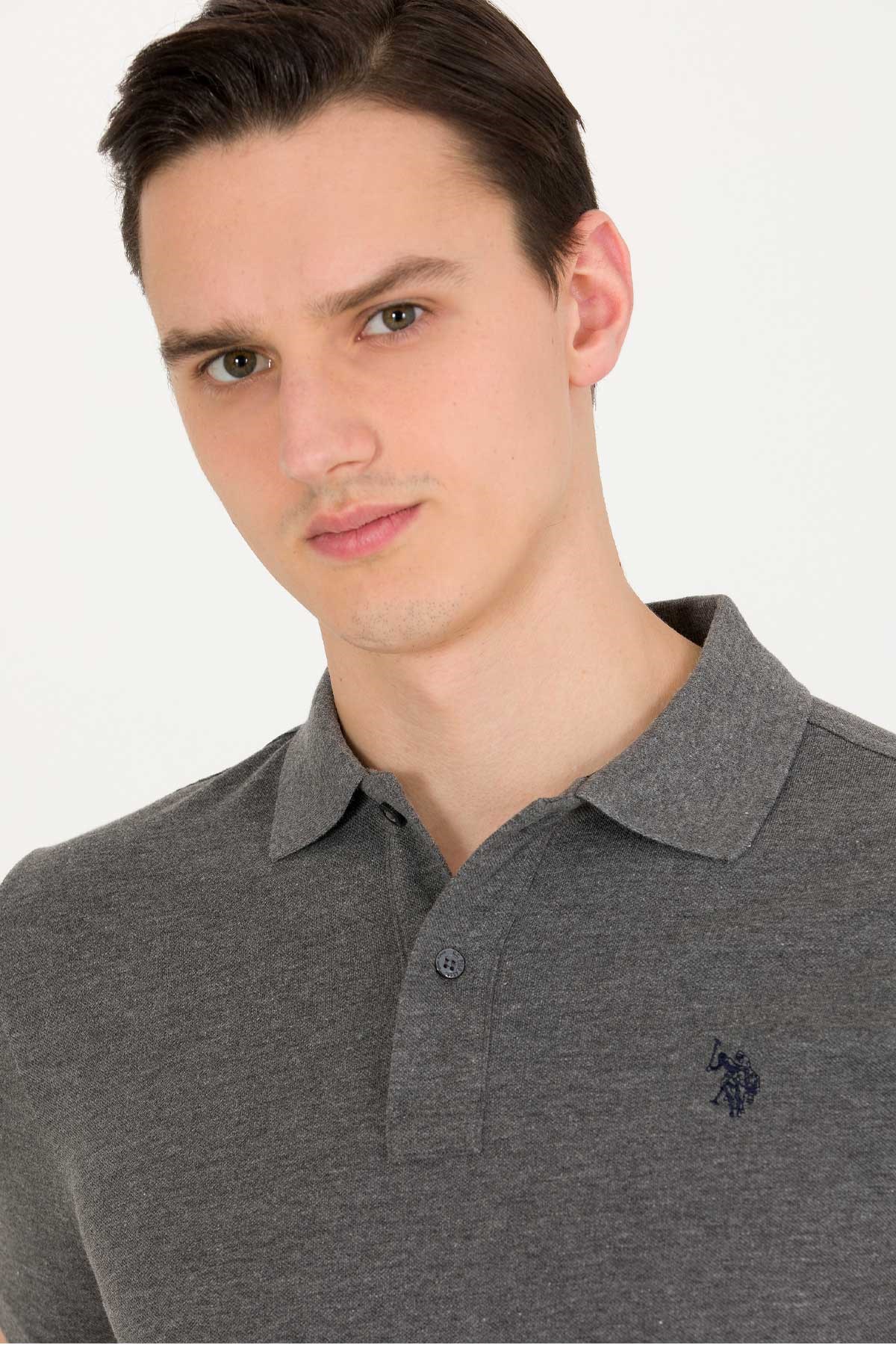 Us. Polo Assn. Erkek Tişört 50262933143-VR081 Antrasit