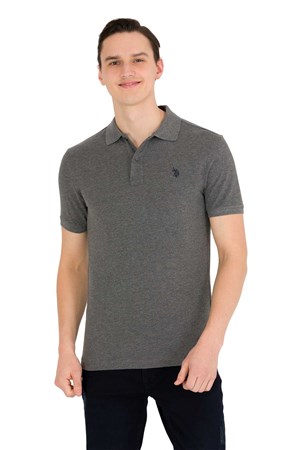 Us. Polo Assn. Erkek Tişört 50262933143-VR081 Antrasit
