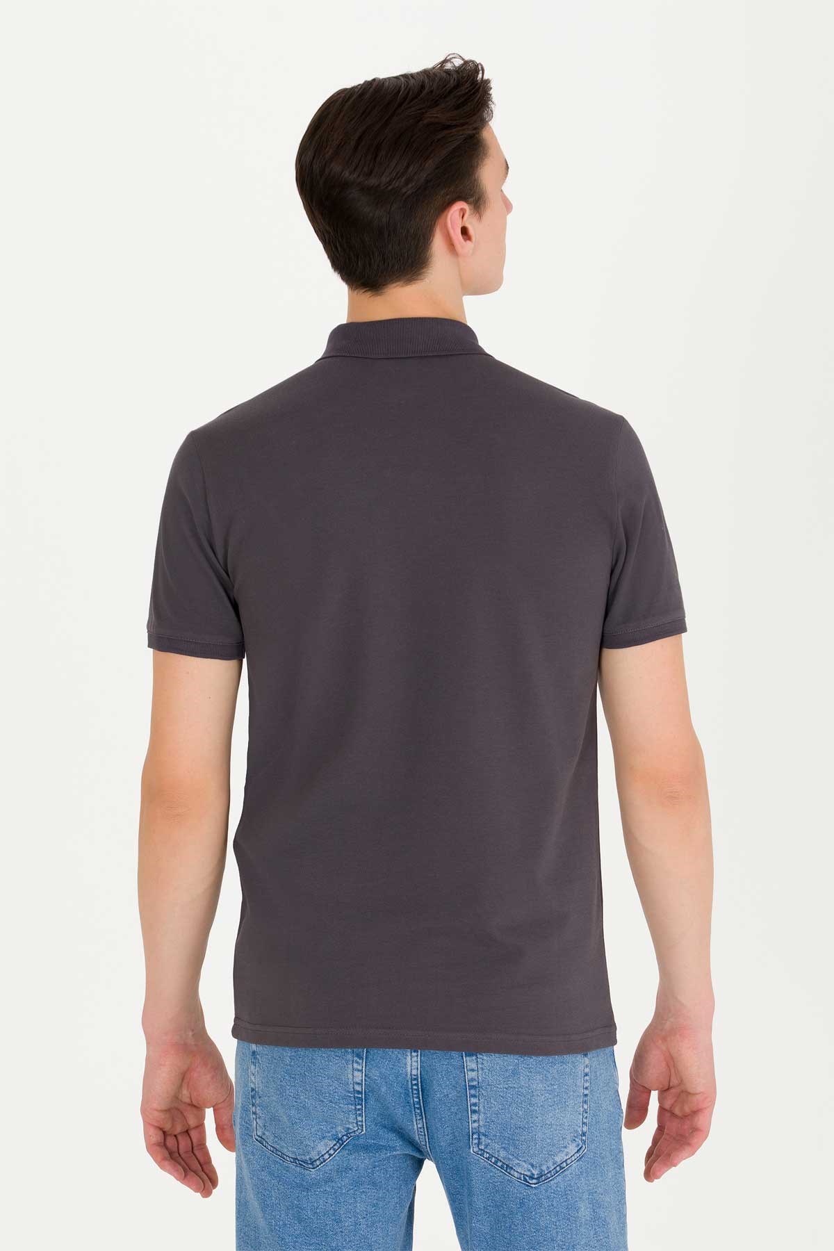 U.S. Polo Assn. Erkek Tişört 50262933-VR006 Antrasit