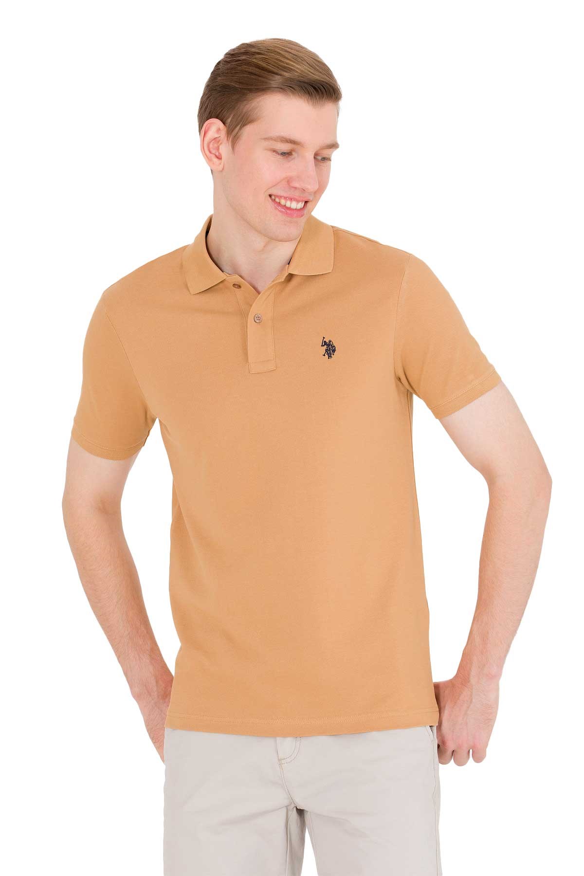 U.S. Polo Assn. Erkek Tişört 50262933-VR015 Kahverengi