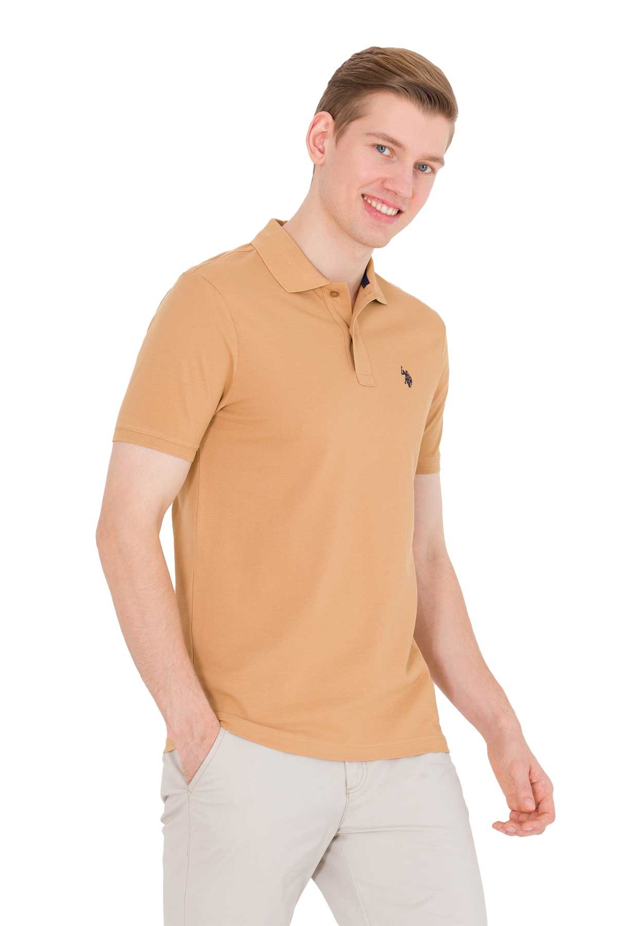 U.S. Polo Assn. Erkek Tişört 50262933-VR015 Kahverengi