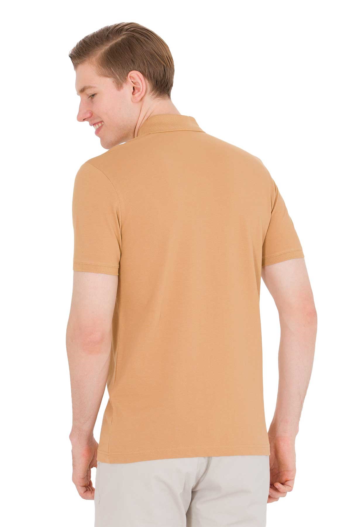 U.S. Polo Assn. Erkek Tişört 50262933-VR015 Kahverengi
