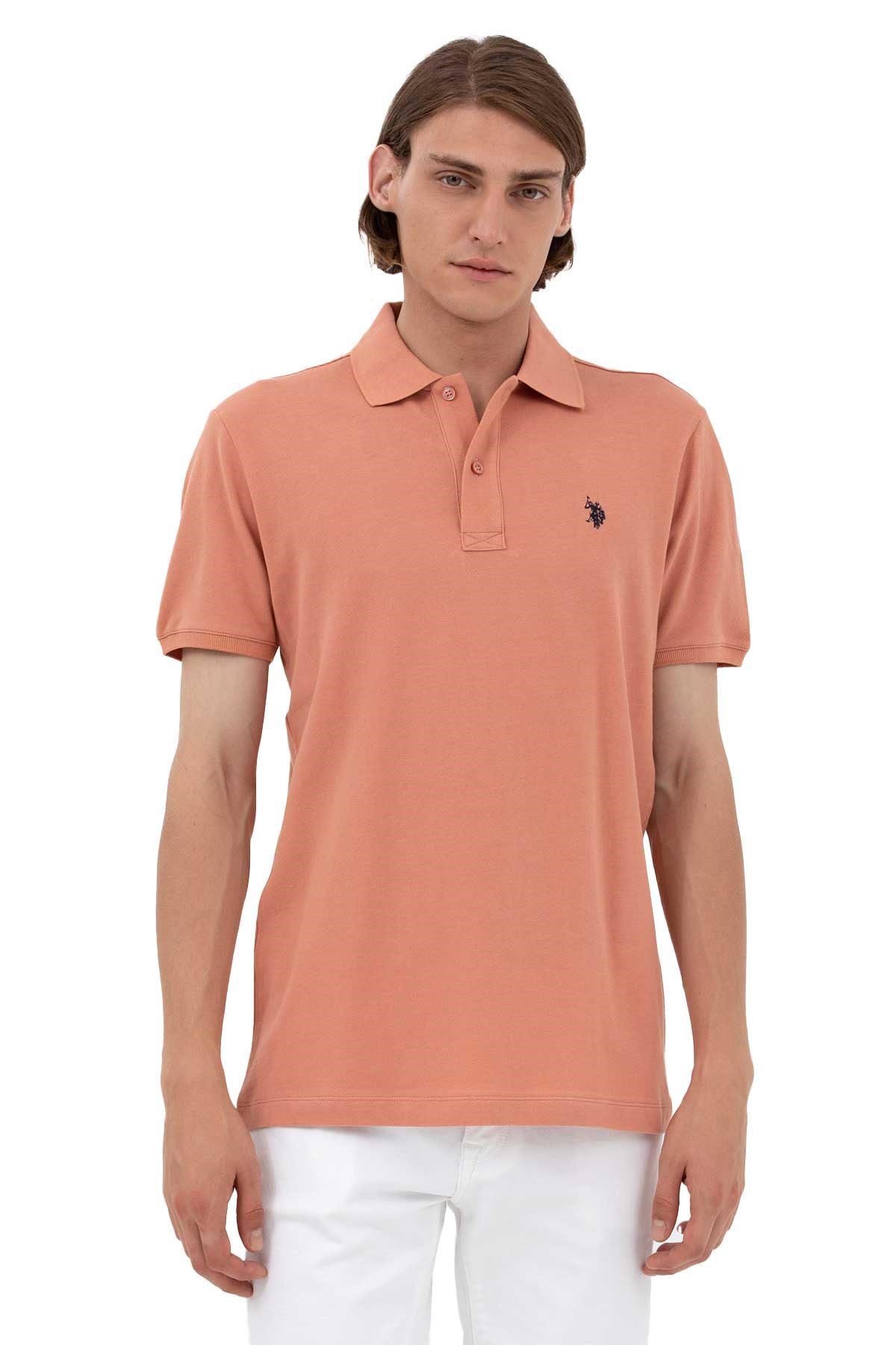 U.S. Polo Assn. Erkek Tişört 50262933-VR042 Pembe