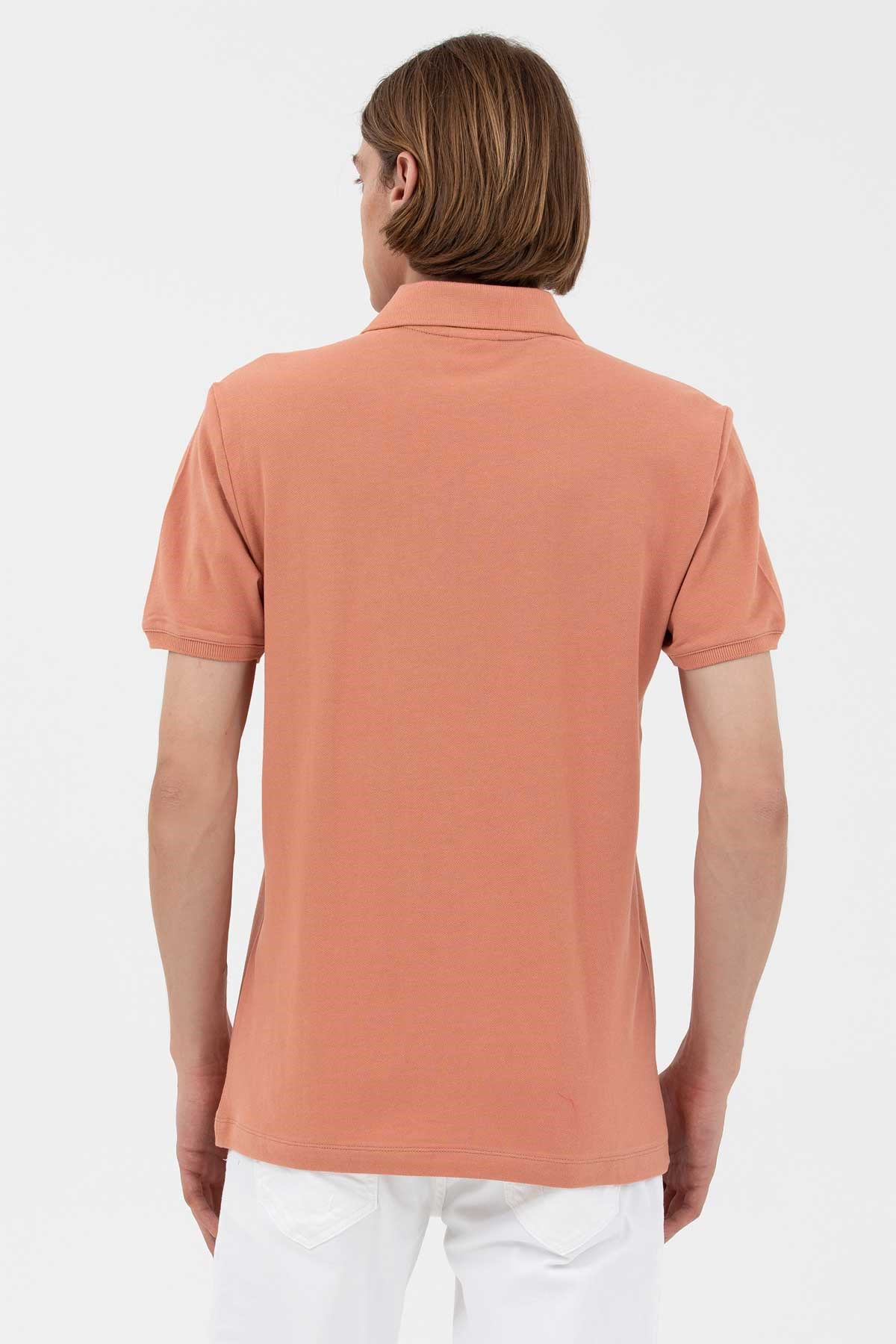 U.S. Polo Assn. Erkek Tişört 50262933-VR042 Pembe