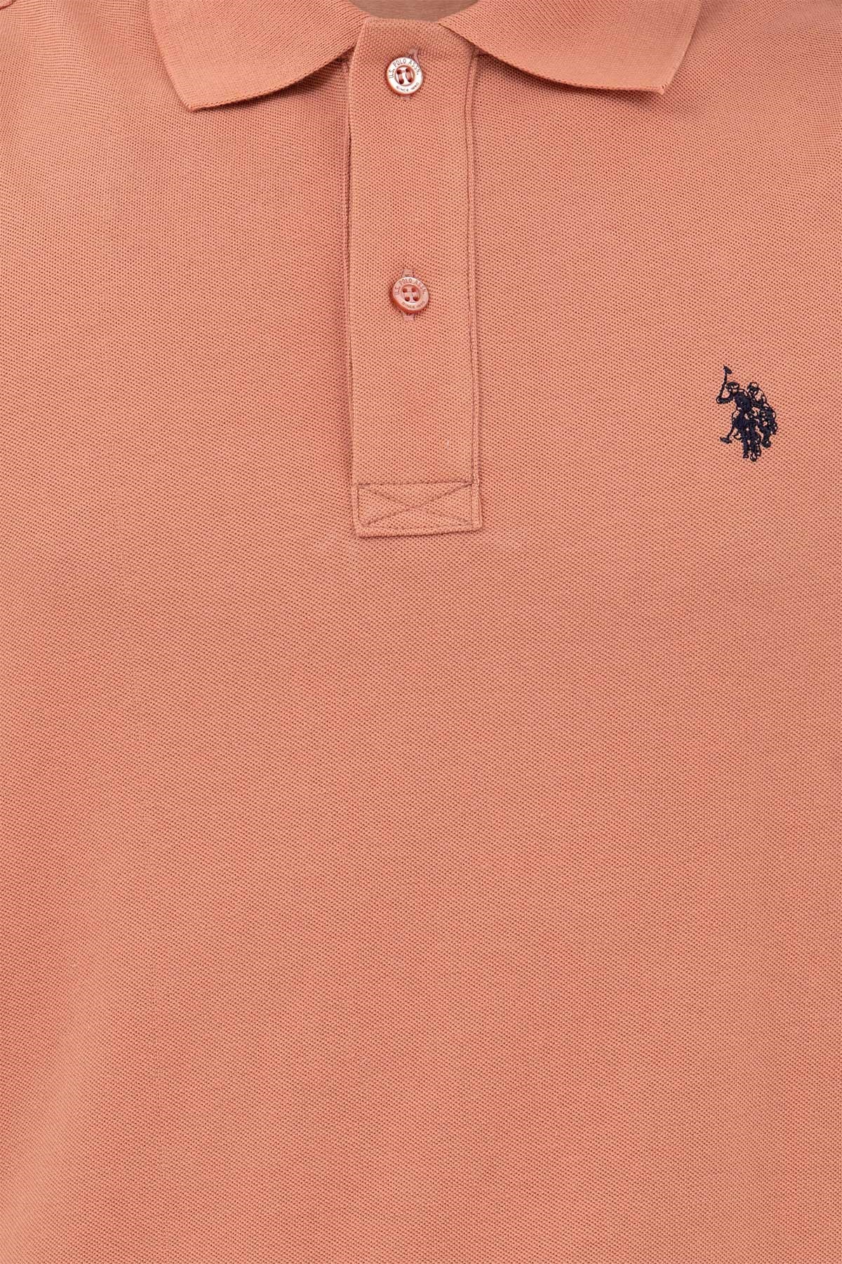 U.S. Polo Assn. Erkek Tişört 50262933-VR042 Pembe
