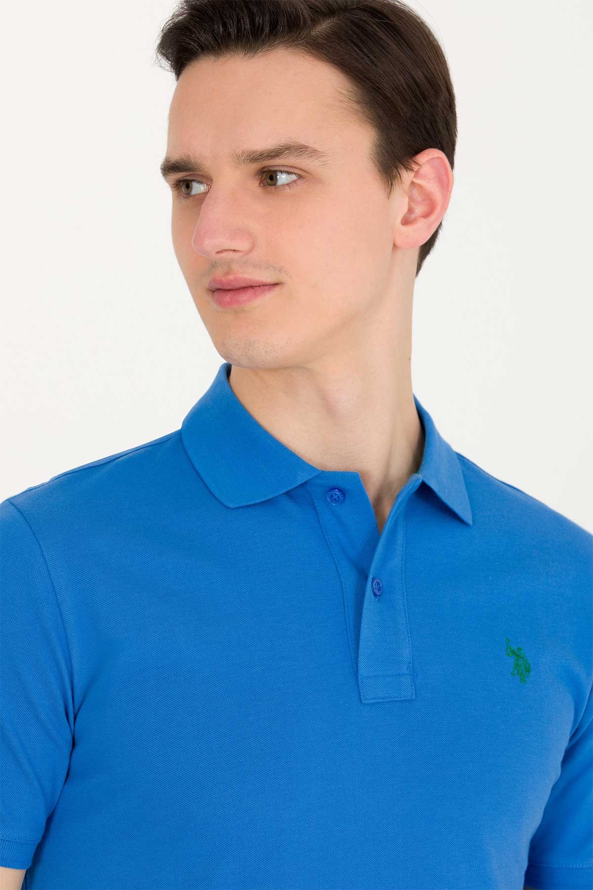 U.S. Polo Assn. Erkek Tişört 50262933-VR045 Mavi
