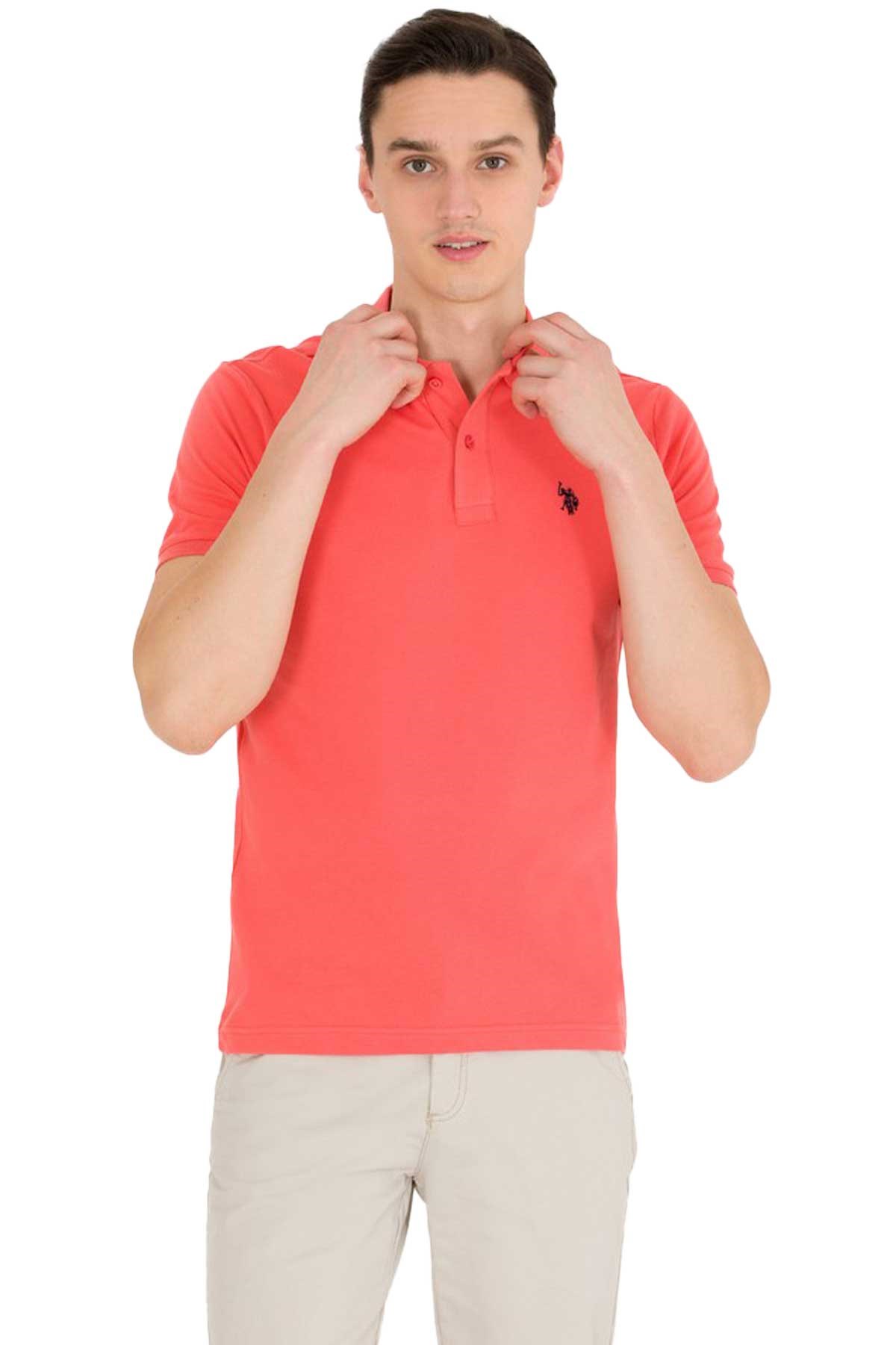 U.S. Polo Assn. Erkek Tişört 50262933-VR047 Pembe