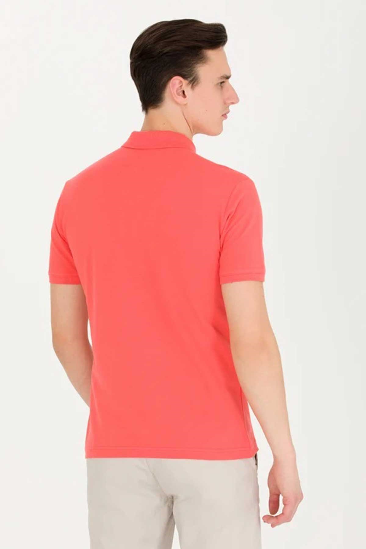 U.S. Polo Assn. Erkek Tişört 50262933-VR047 Pembe