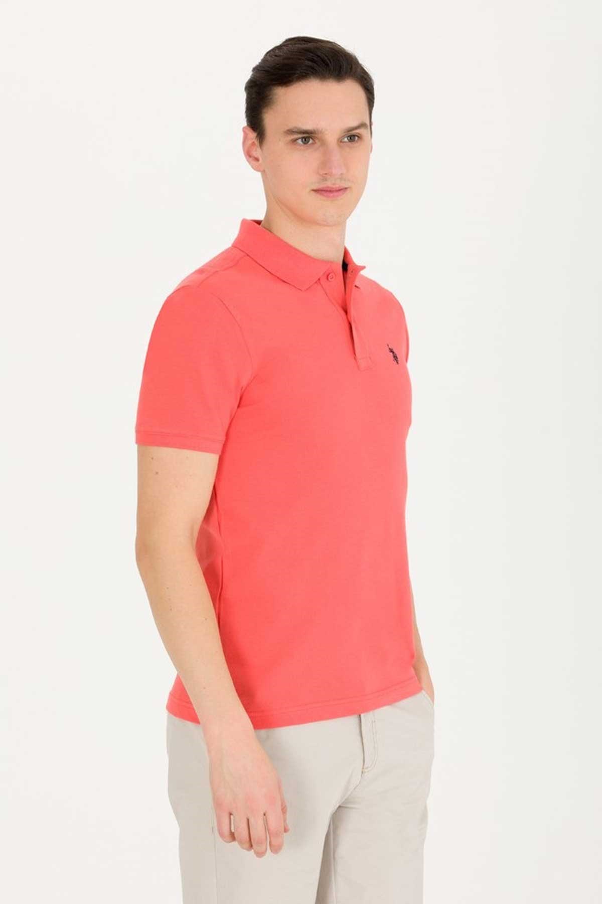 U.S. Polo Assn. Erkek Tişört 50262933-VR047 Pembe