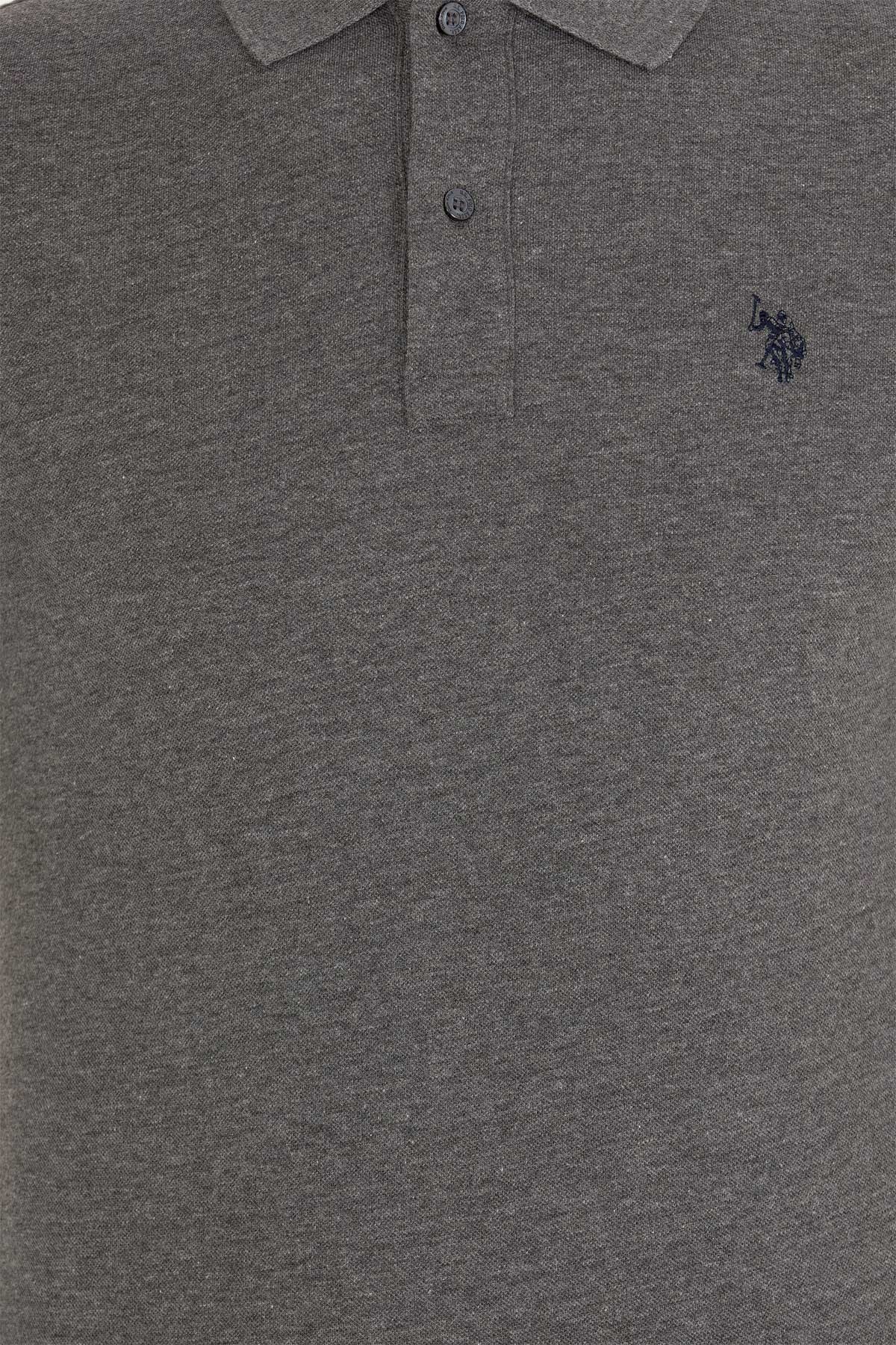 U.S. Polo Assn. Erkek Tişört 50262933-VR081 Antrasit