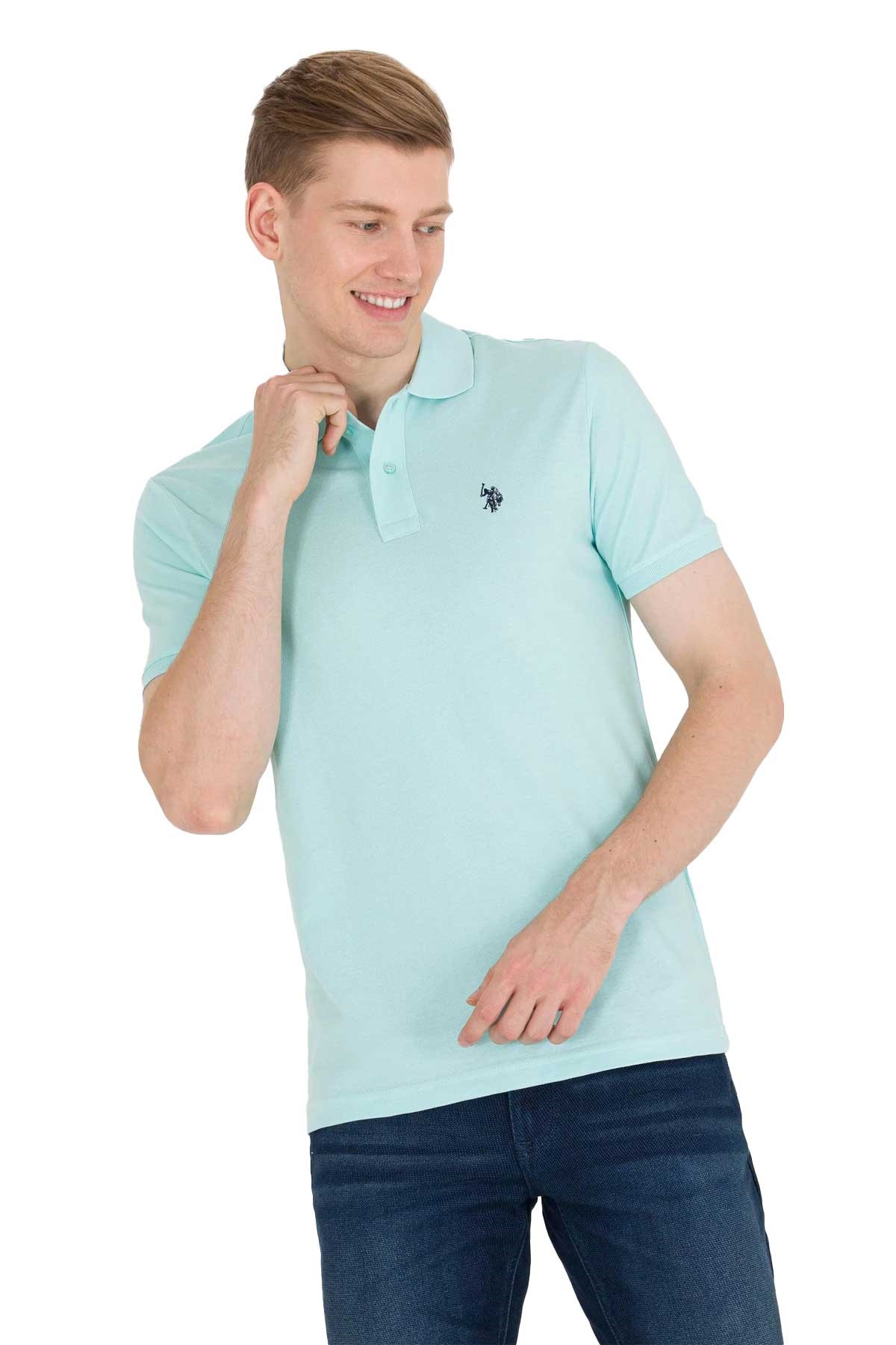 U.S. Polo Assn. Erkek Tişört 50262933-VR083 Mavi