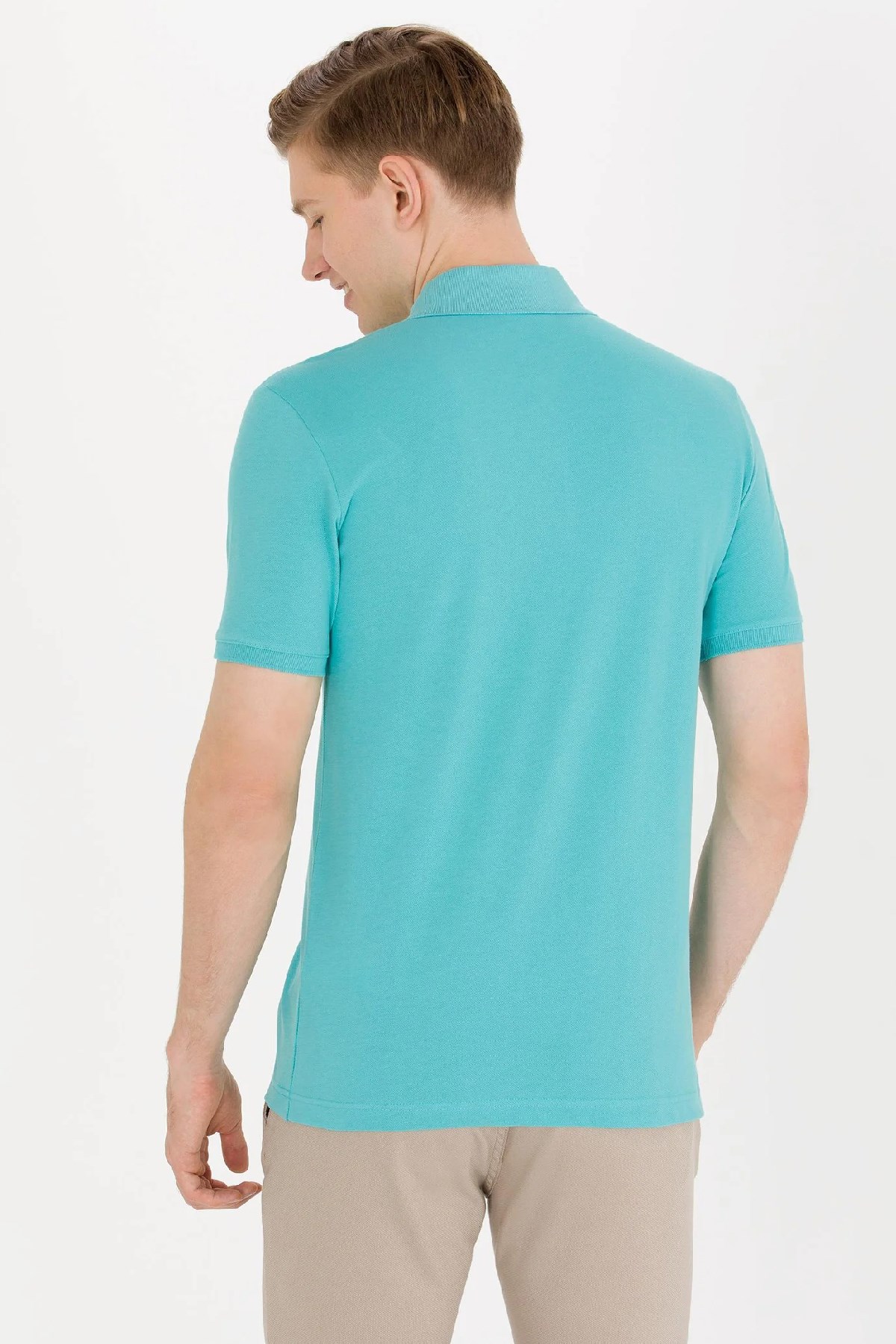 U.S. Polo Assn. Erkek Tişört 50262933-VR090 Yeşil