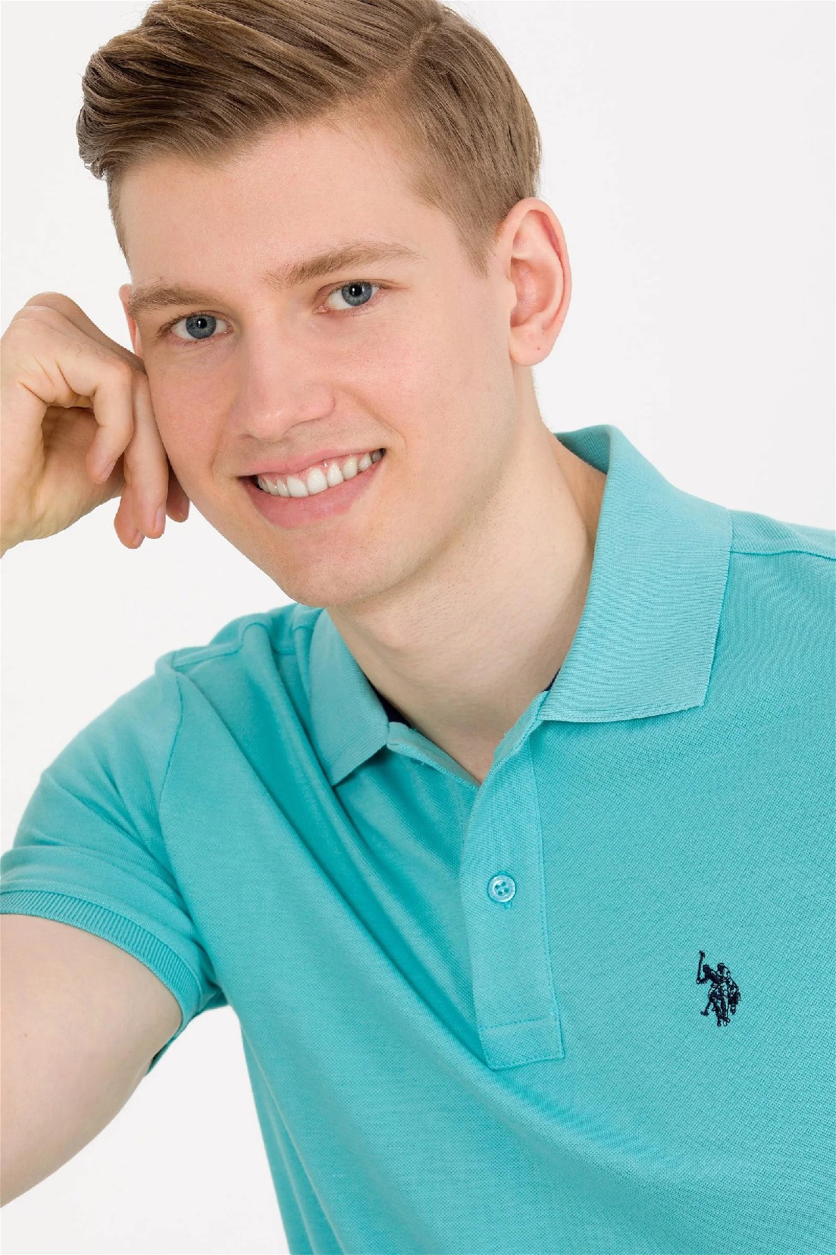 U.S. Polo Assn. Erkek Tişört 50262933-VR090 Yeşil