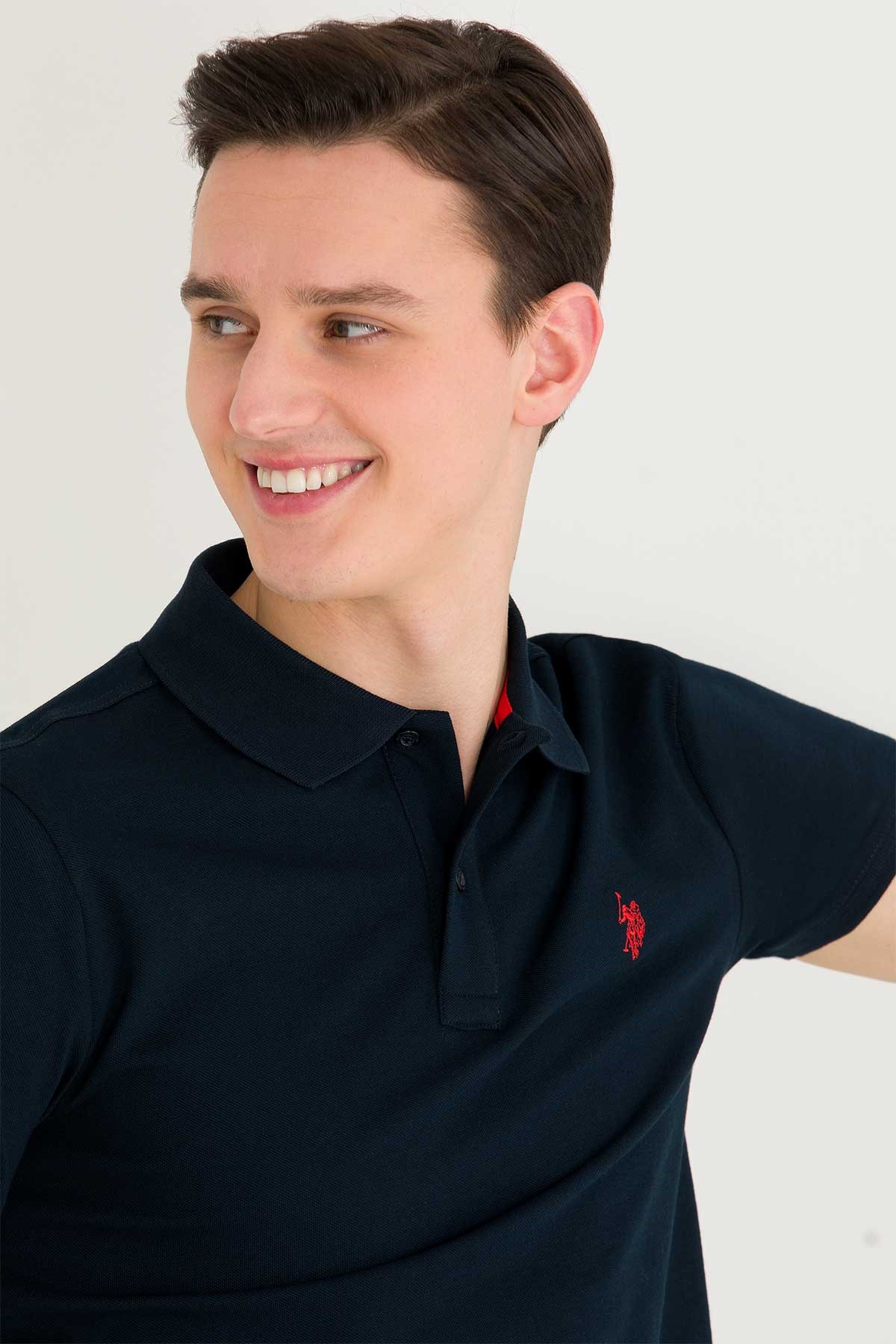 U.S. Polo Assn. Erkek Tişört 50262933-VR100 Lacivert