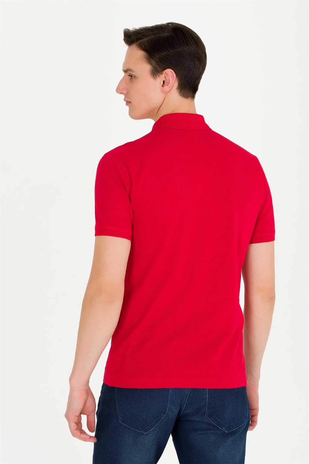 U.S. Polo Assn. Erkek Tişört 50262933-VR171 Kırmızı