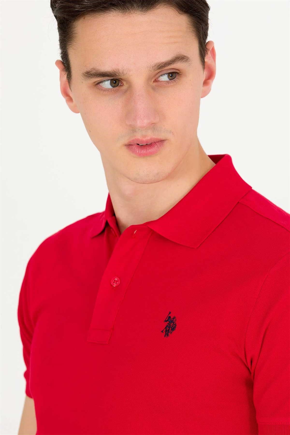 U.S. Polo Assn. Erkek Tişört 50262933-VR171 Kırmızı