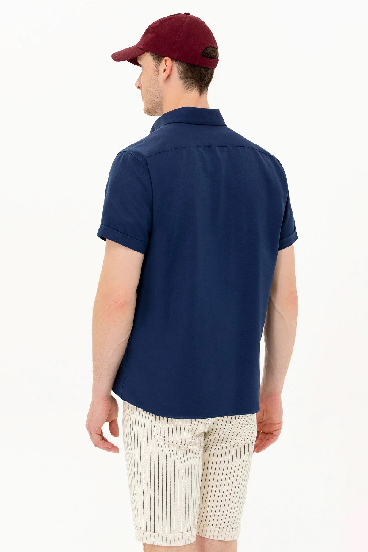 U.S. Polo Assn. Erkek Gömlek 50262942-VR033 Lacivert