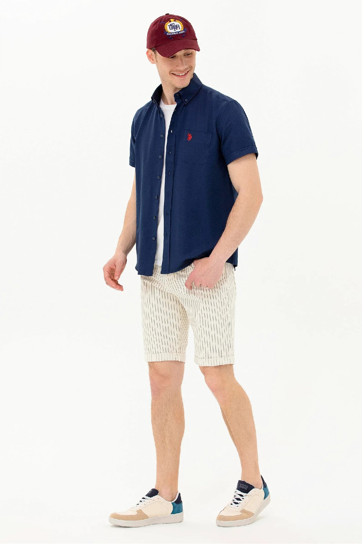 U.S. Polo Assn. Erkek Gömlek 50262942-VR033 Lacivert