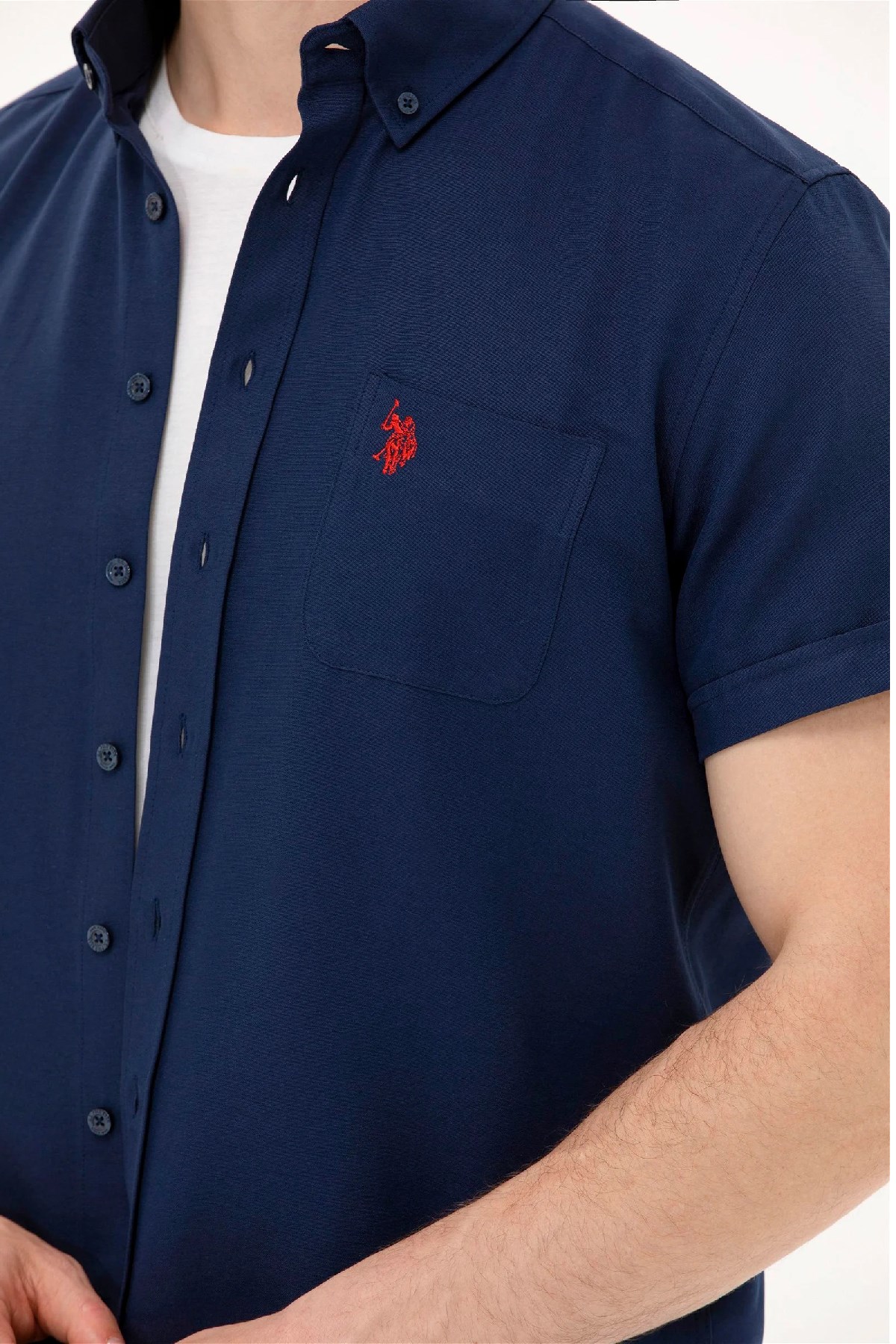U.S. Polo Assn. Erkek Gömlek 50262942-VR033 Lacivert