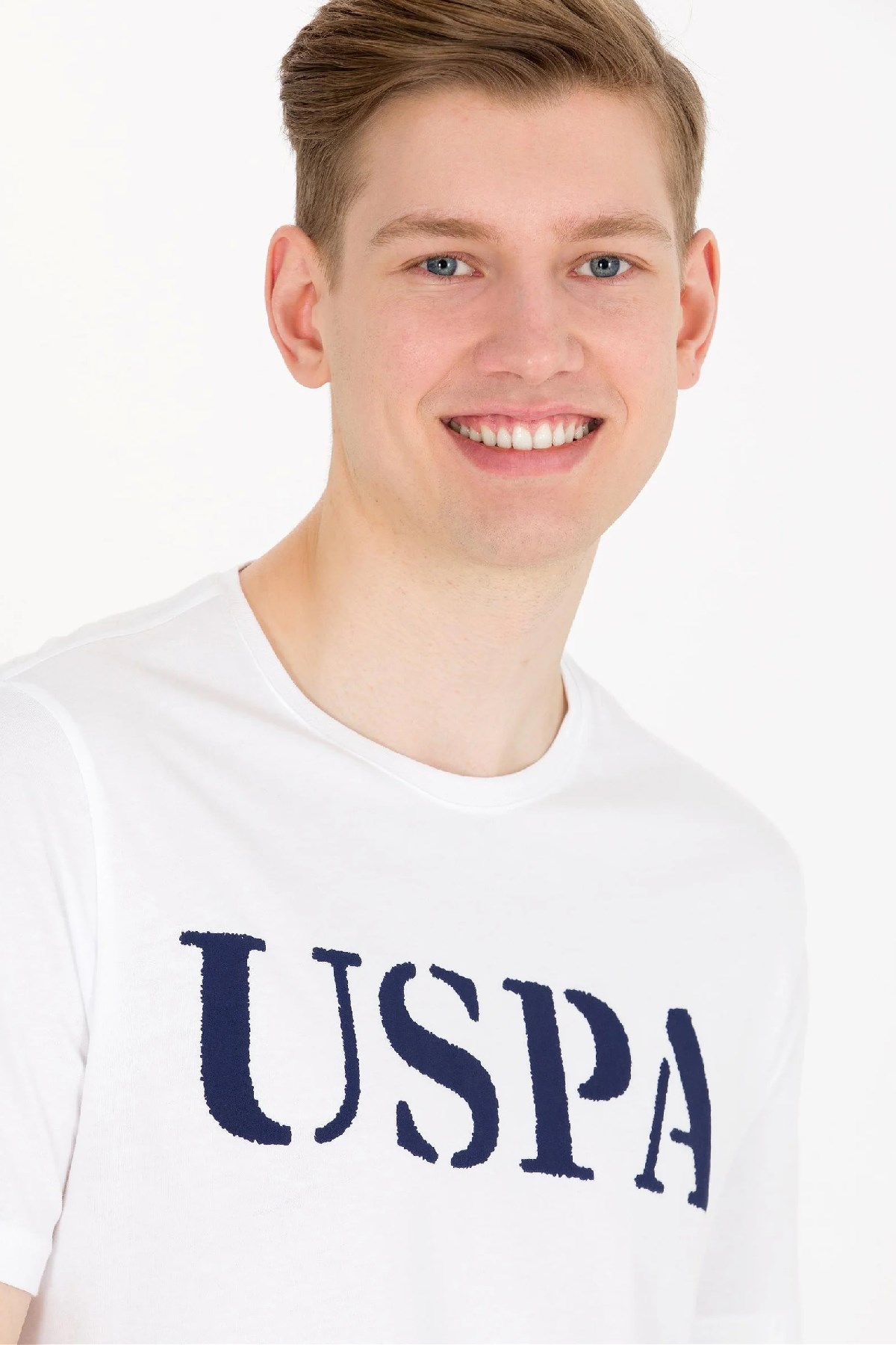 U.S. Polo Assn. Erkek Tişört 50262976-VR013 Beyaz