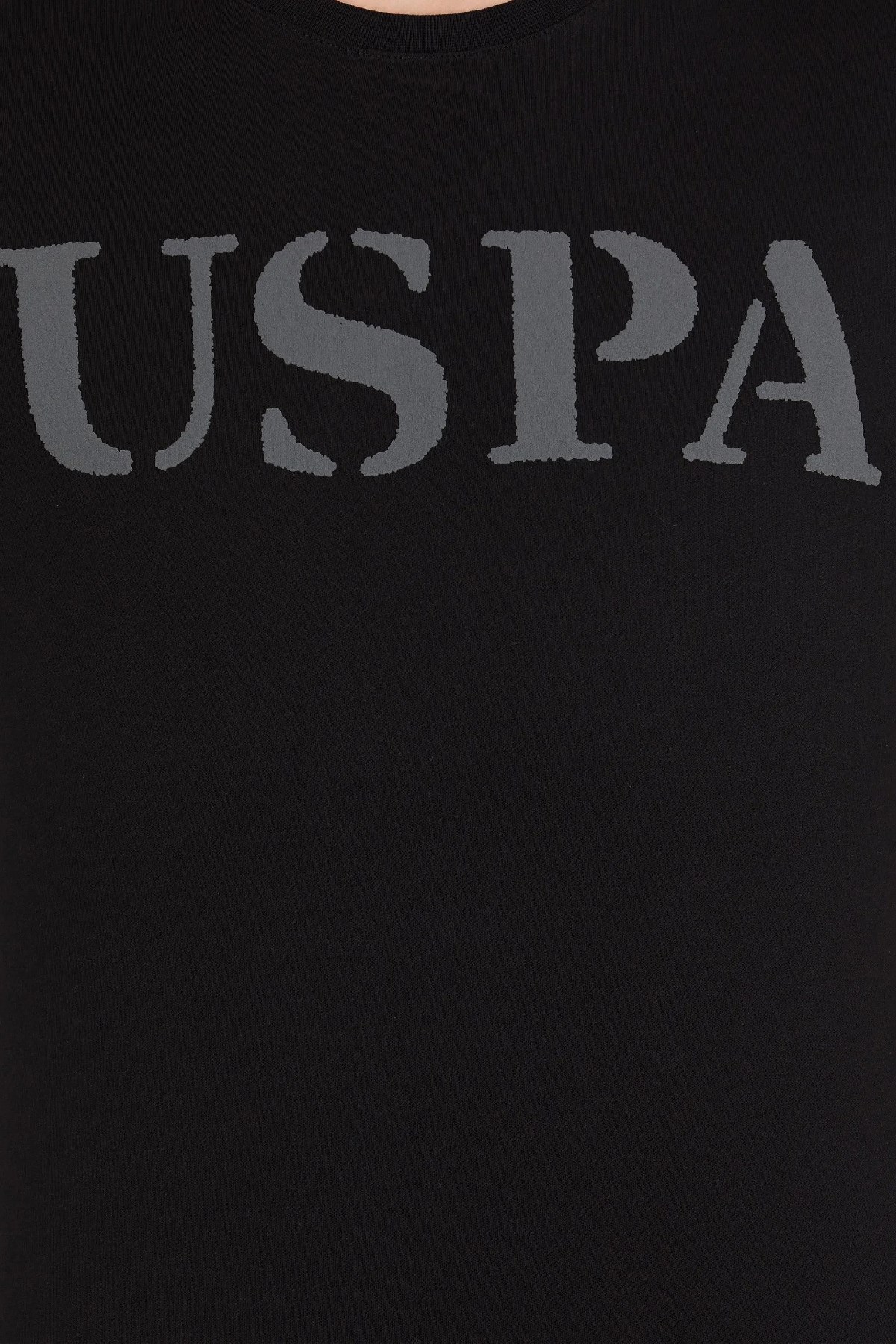 U.S. Polo Assn. Erkek Tişört 50262976-VR046 Siyah