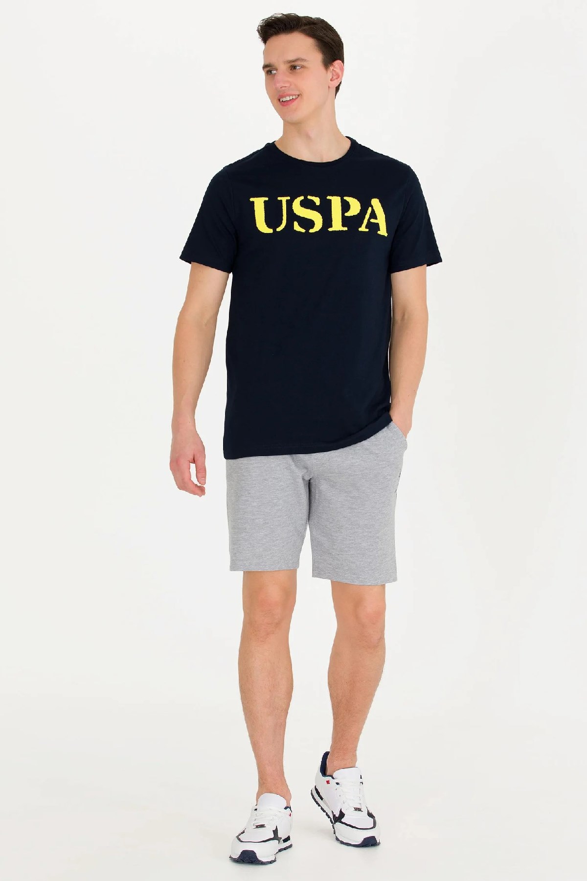 U.S. Polo Assn. Erkek Tişört 50262976-VR100 Lacivert