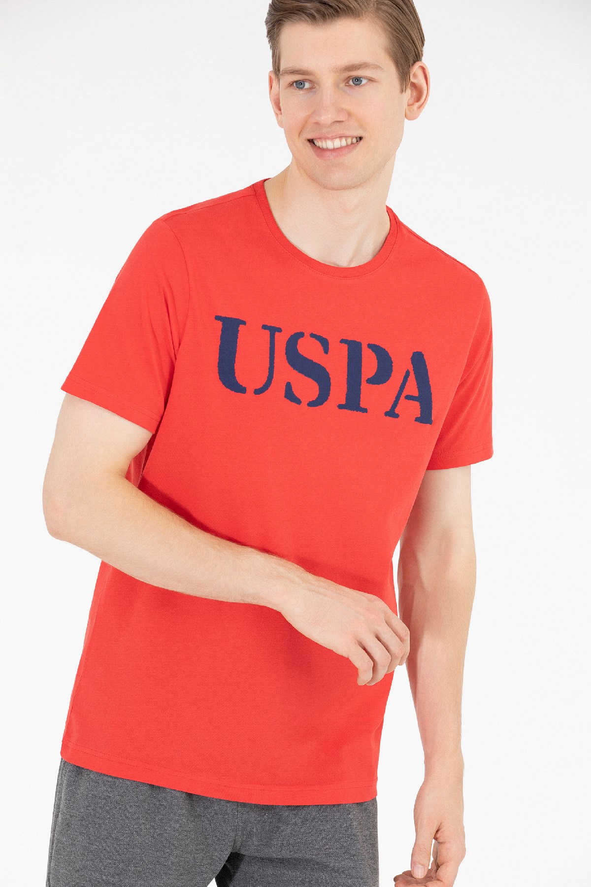 U.S. Polo Assn. Erkek Tişört 50262976-VR171 Kırmızı