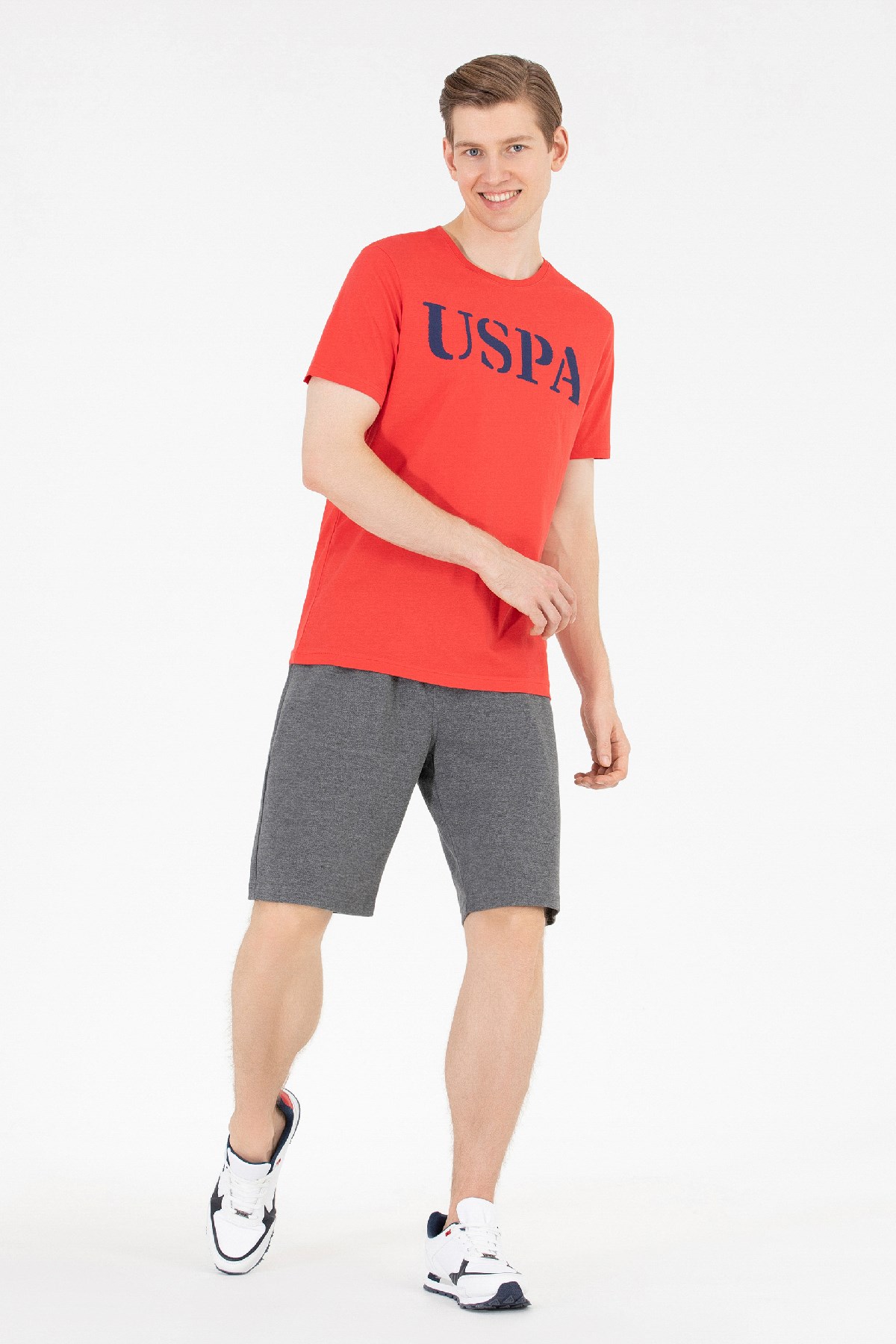 U.S. Polo Assn. Erkek Tişört 50262976-VR171 Kırmızı
