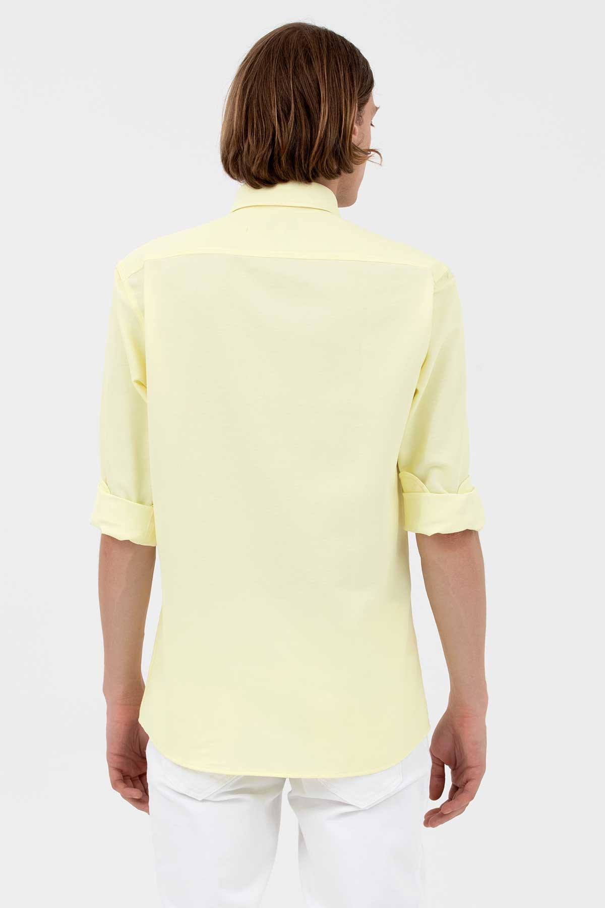 U.S. Polo Assn. Erkek Gömlek 50262980-VR004 Sarı