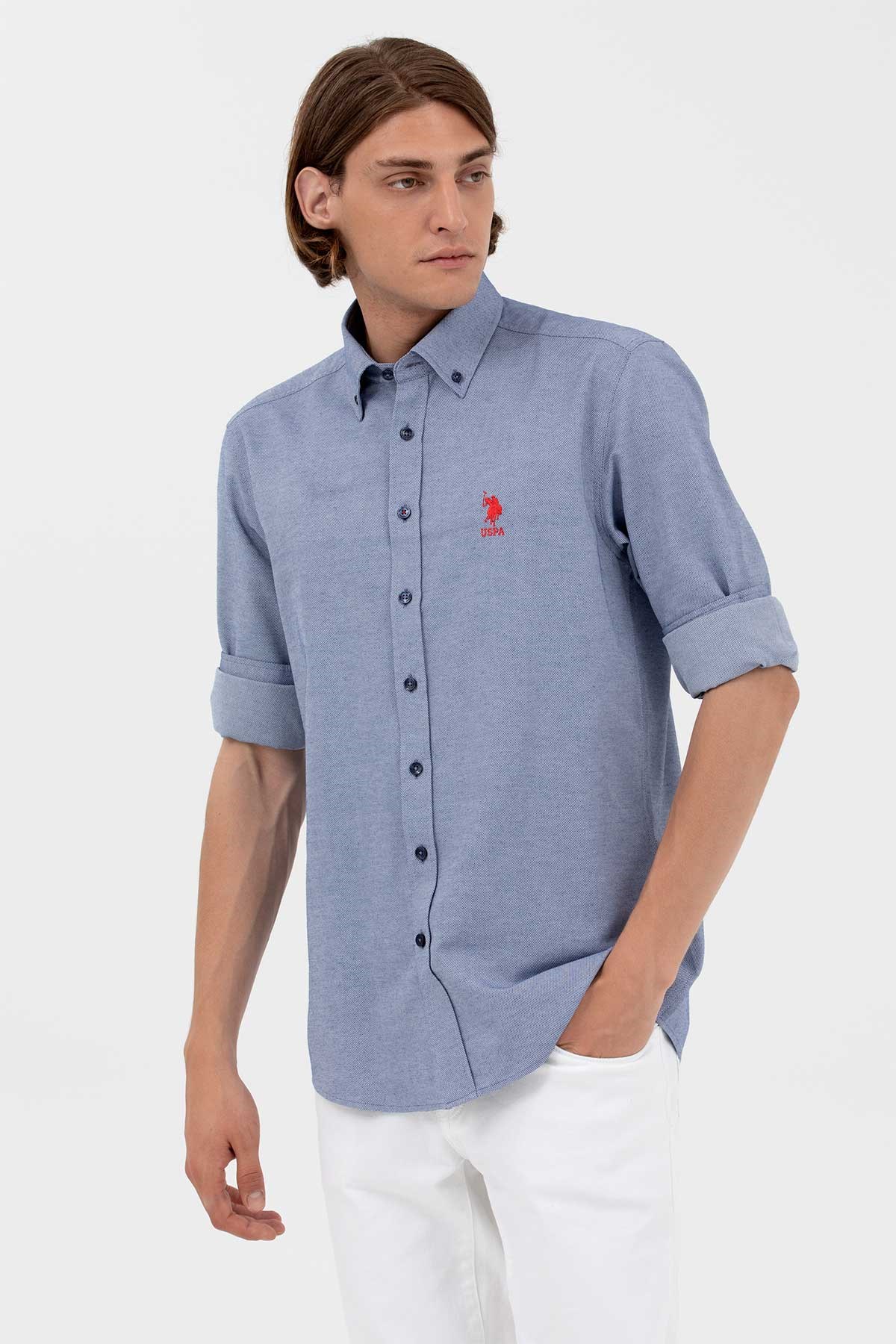 U.S. Polo Assn. Erkek Gömlek 50262980-VR033 Lacivert