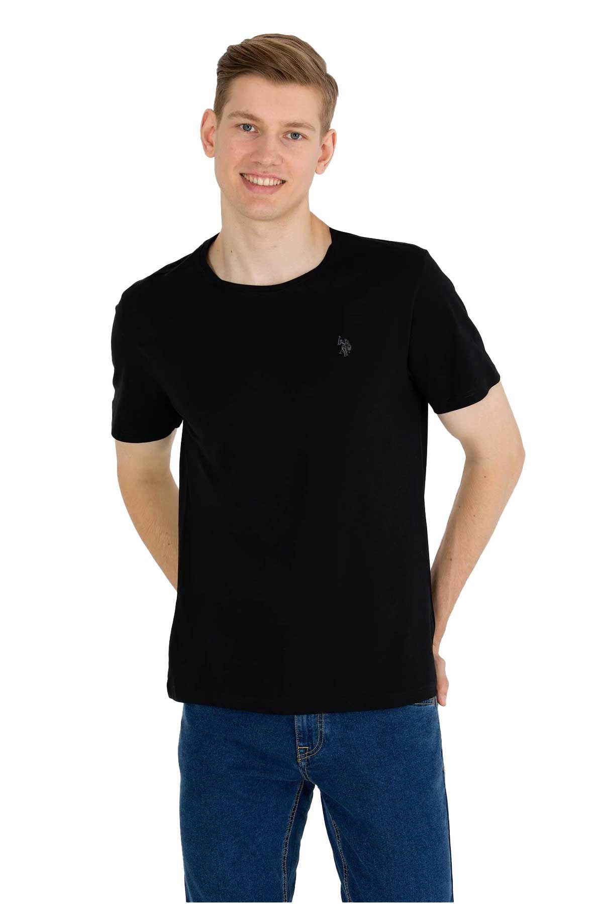 Us. Polo Assn. Erkek Tişört 50263026019-VR46 Siyah