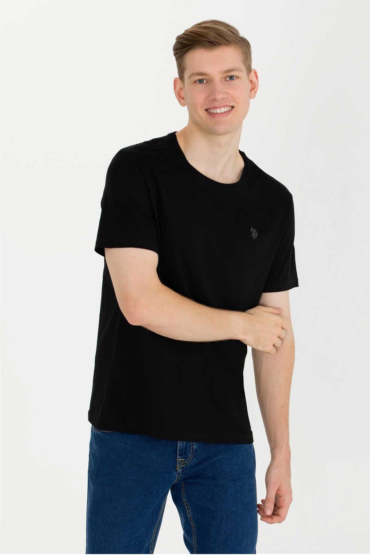 Us. Polo Assn. Erkek Tişört 50263026019-VR46 Siyah