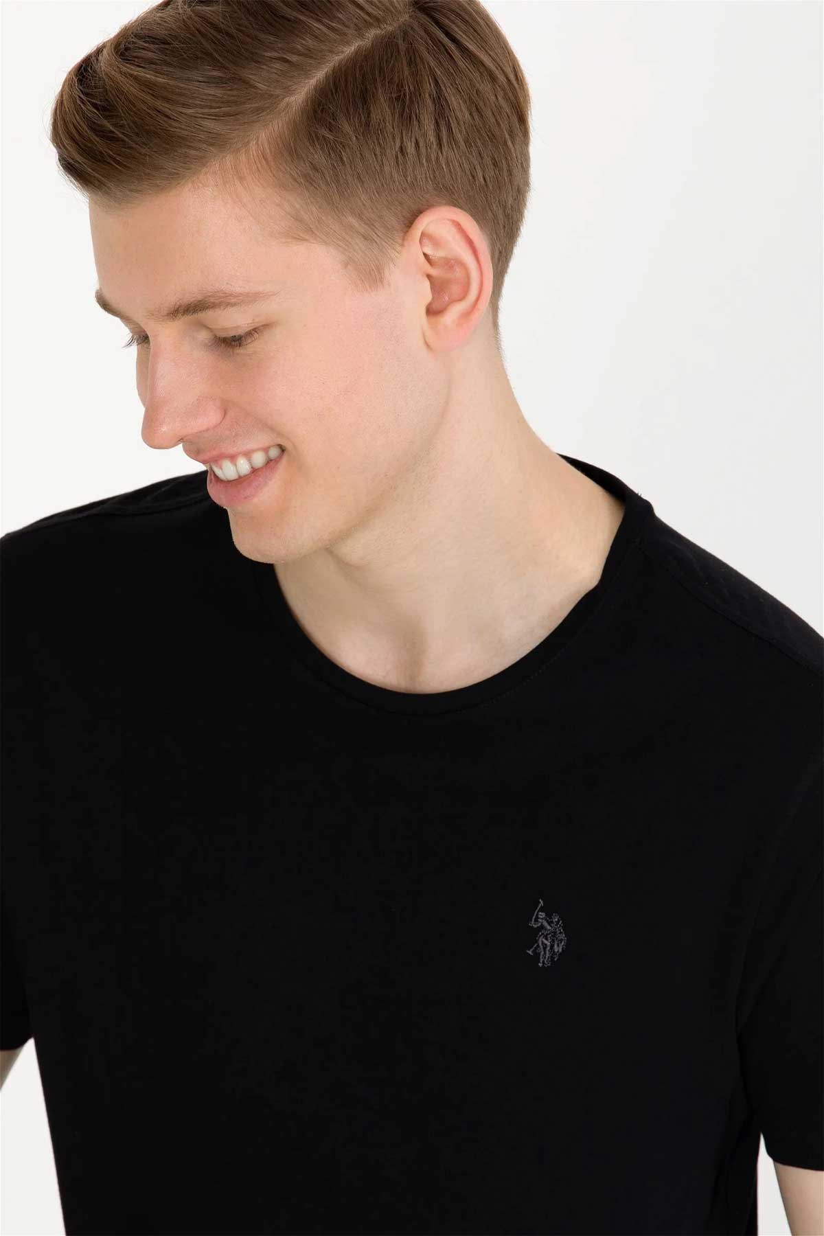 Us. Polo Assn. Erkek Tişört 50263026019-VR46 Siyah