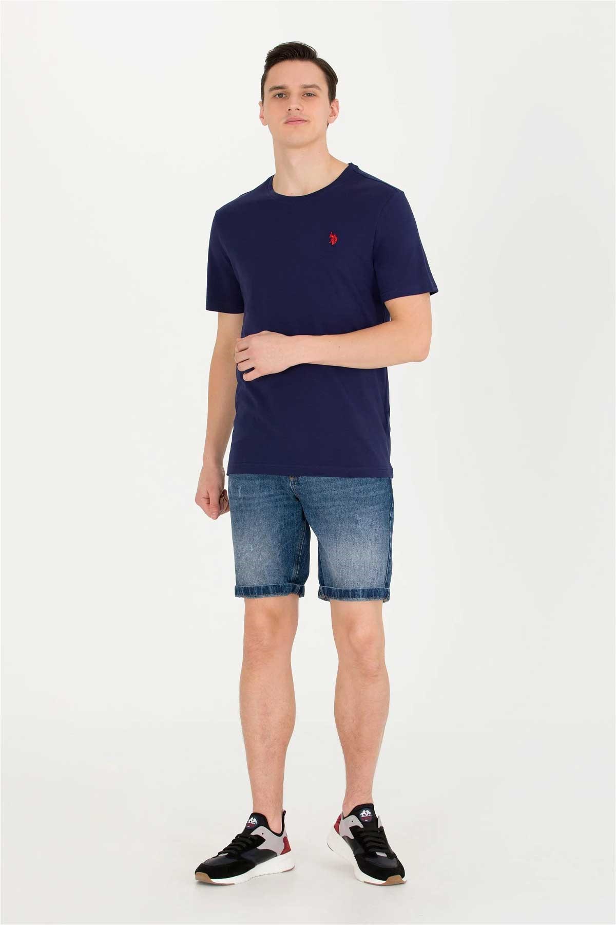 U.S. Polo Assn. Erkek Tişört 50263026-VR033 Lacivert