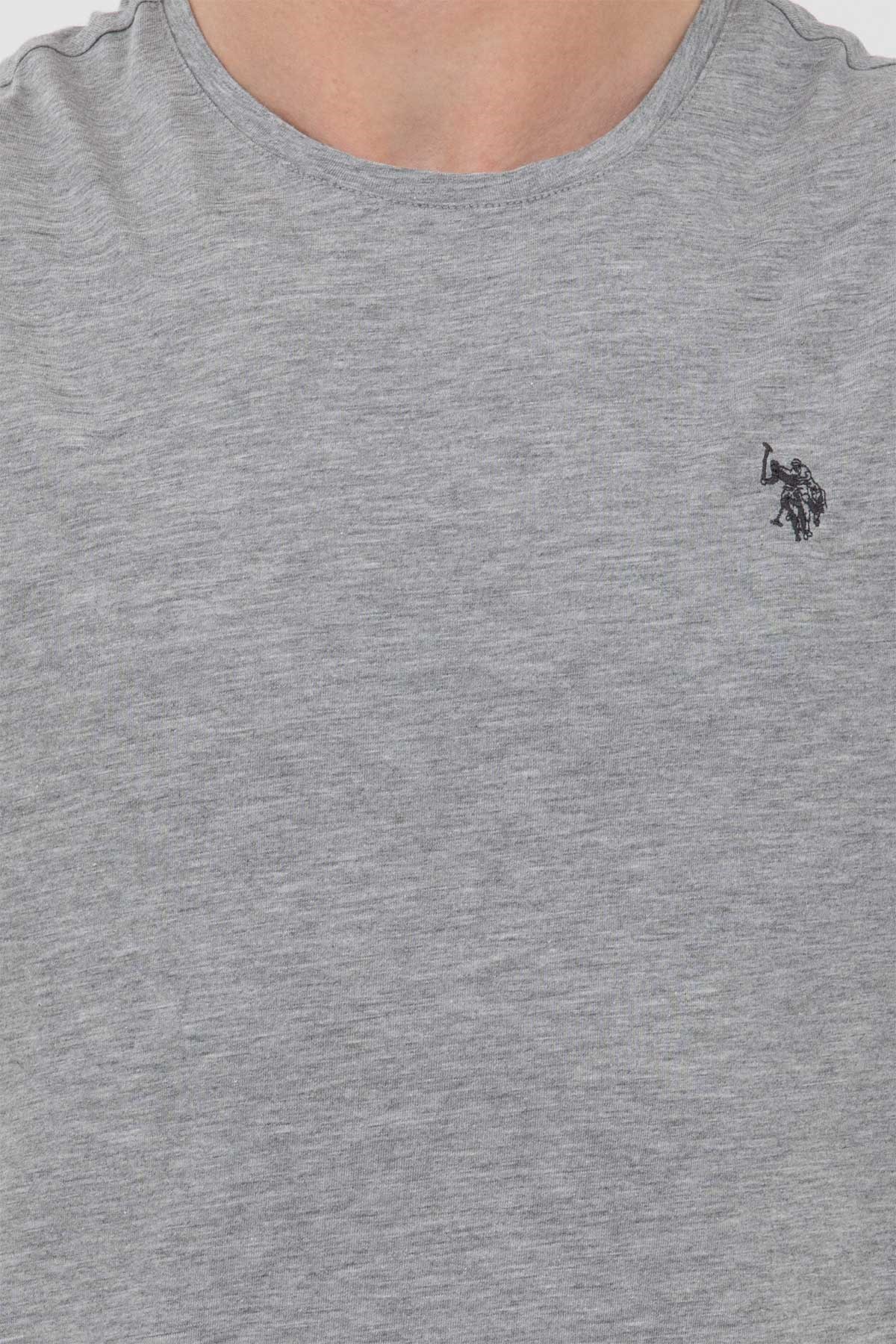 U.S. Polo Assn. Erkek Tişört 50263026-VR086 Gri