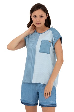 U.S. Polo Assn. Kadın Gömlek 50263030-DN0022 Mavi