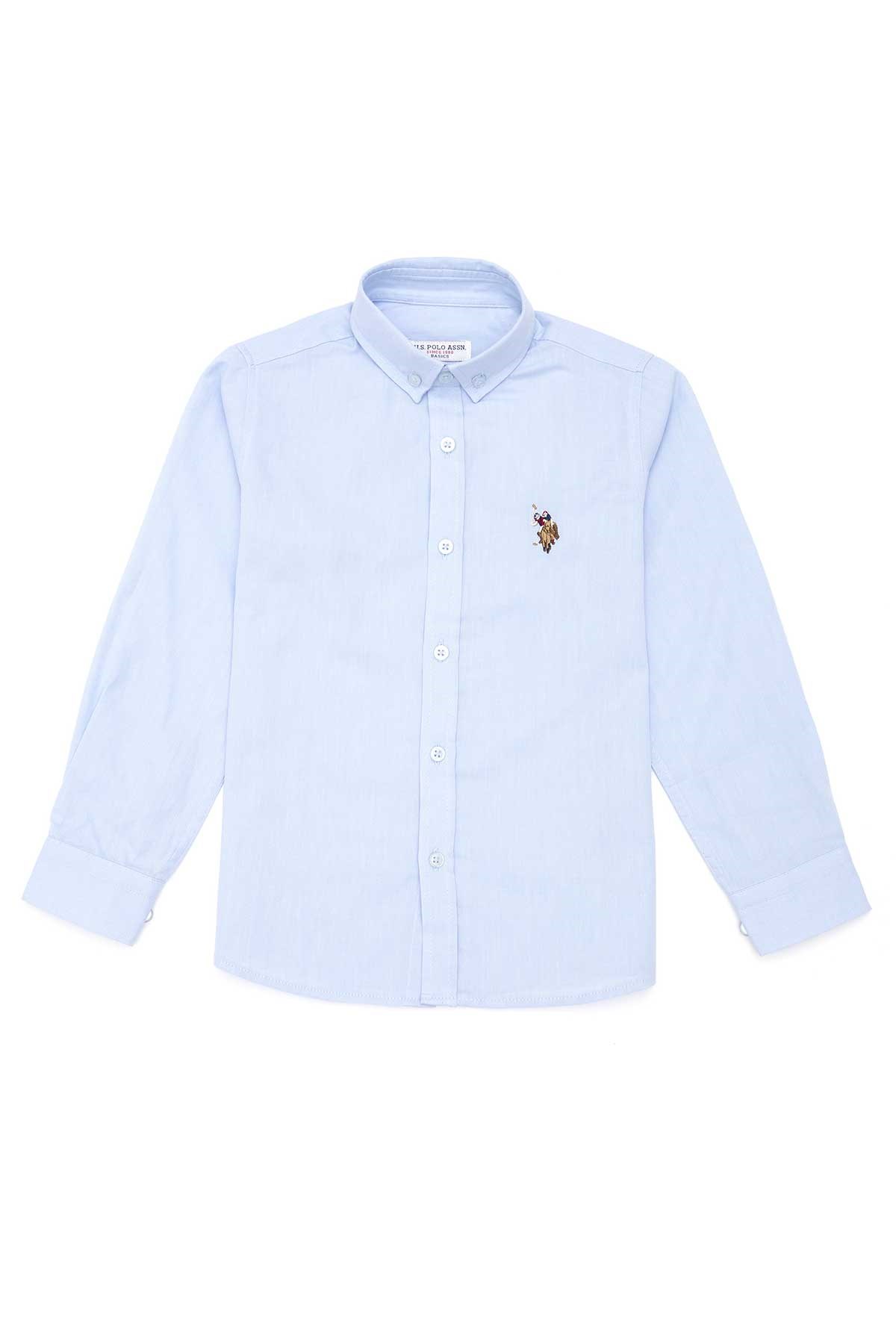 U.S. Polo Assn. Çocuk Gömlek 50263107-VR003 Mavi