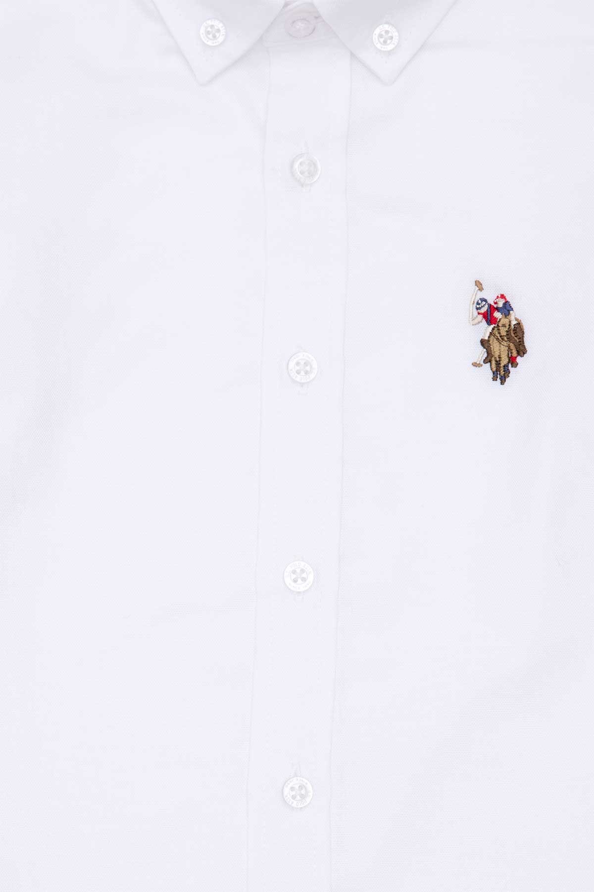 U.S. Polo Assn. Çocuk Gömlek 50263107-VR013 Beyaz