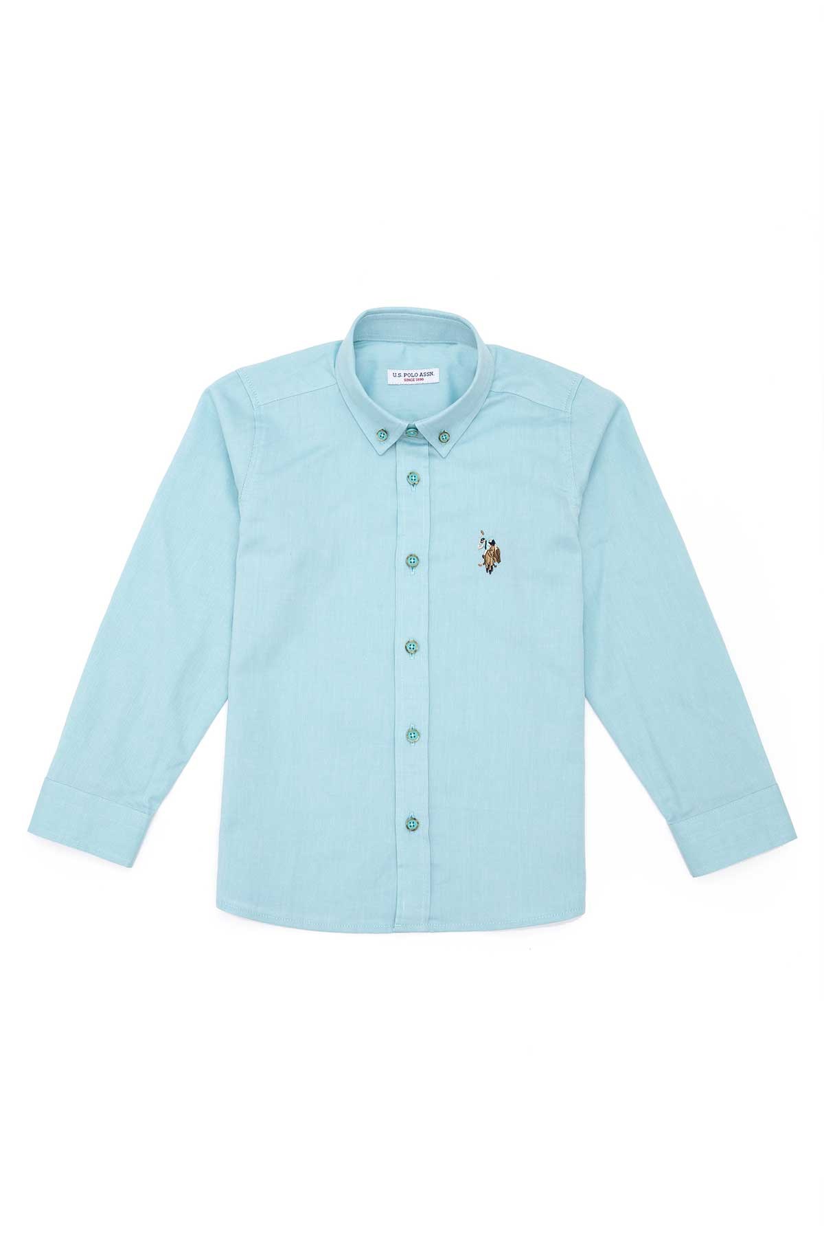 U.S. Polo Assn. Çocuk Gömlek 50263107-VR090 Yeşil