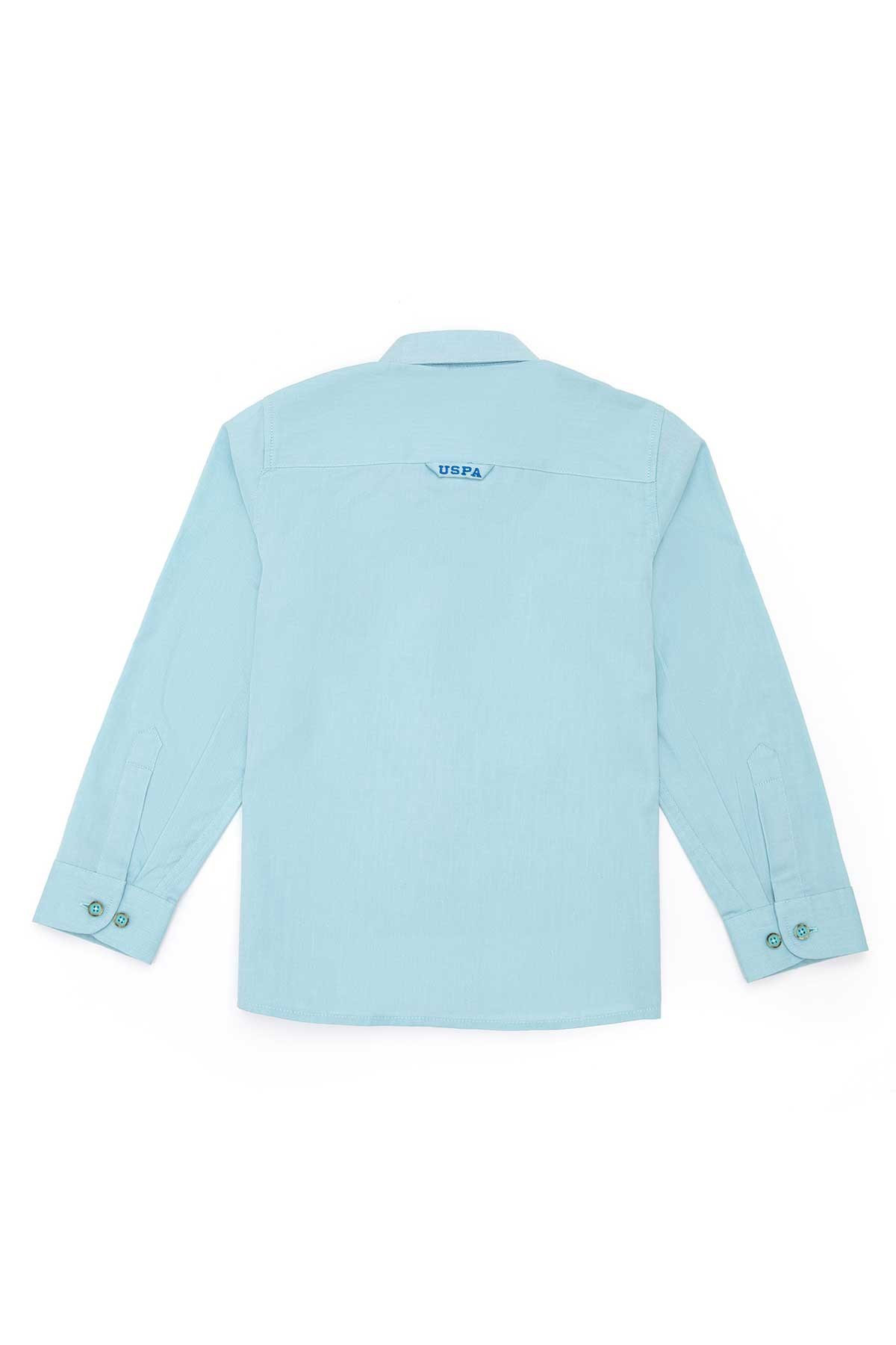 U.S. Polo Assn. Çocuk Gömlek 50263107-VR090 Yeşil
